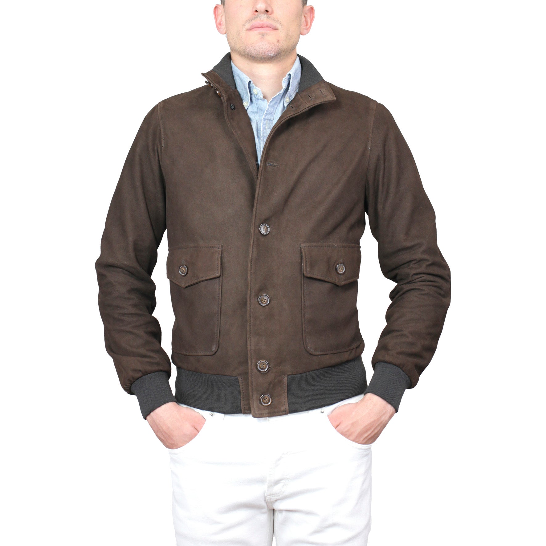 98PSUMA chaqueta bomber de cuero