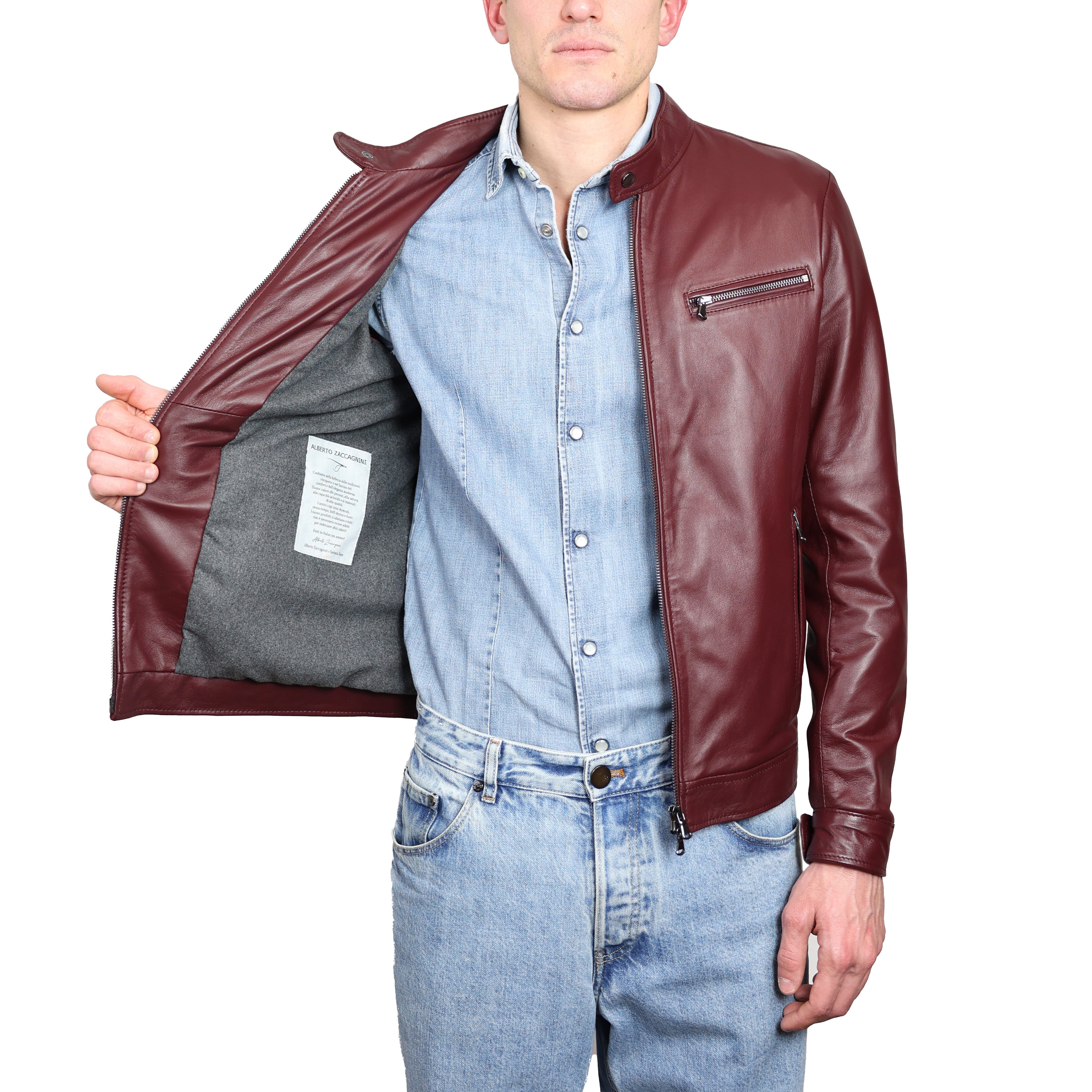 Veste en cuir 97NATBX