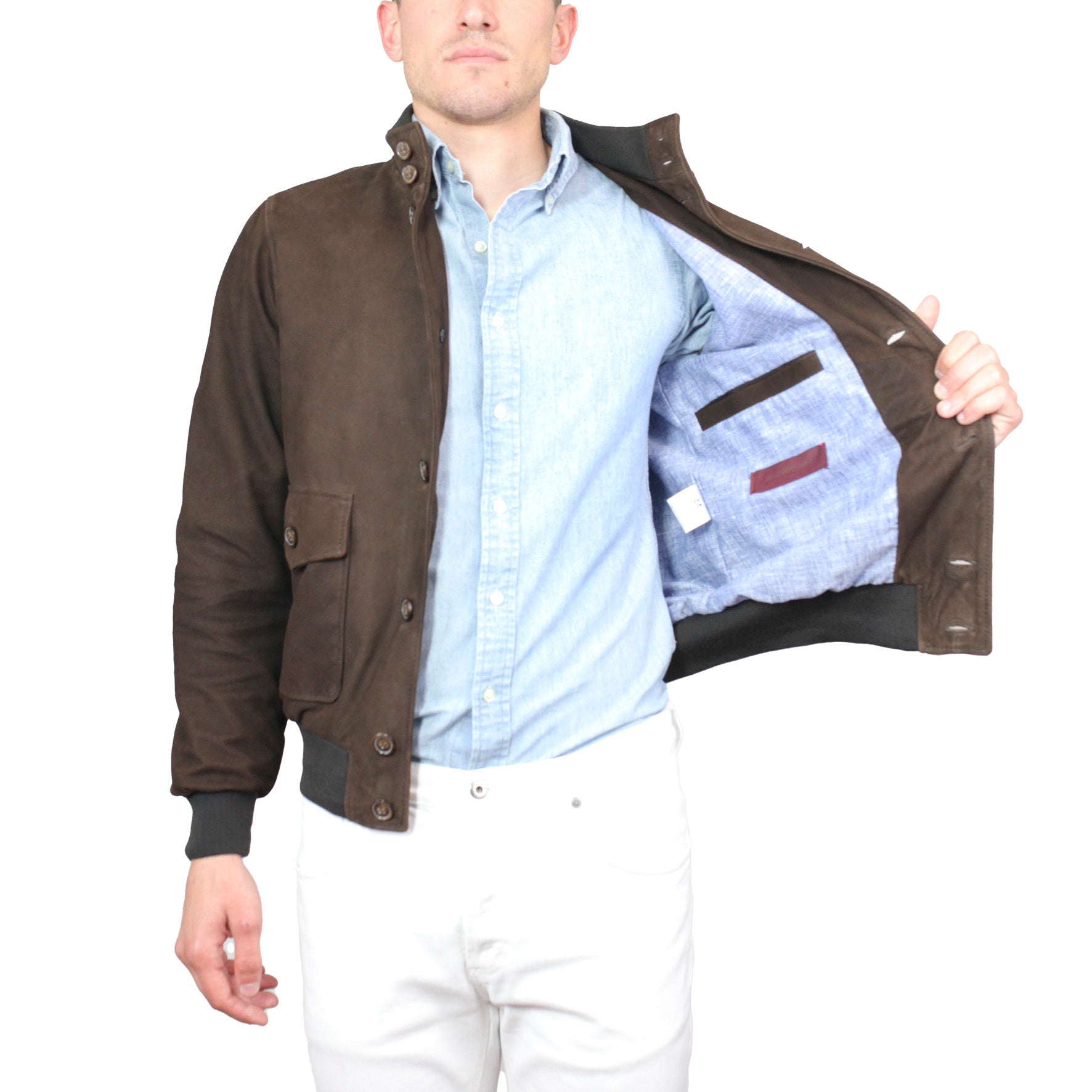 98PSUMA chaqueta bomber de cuero