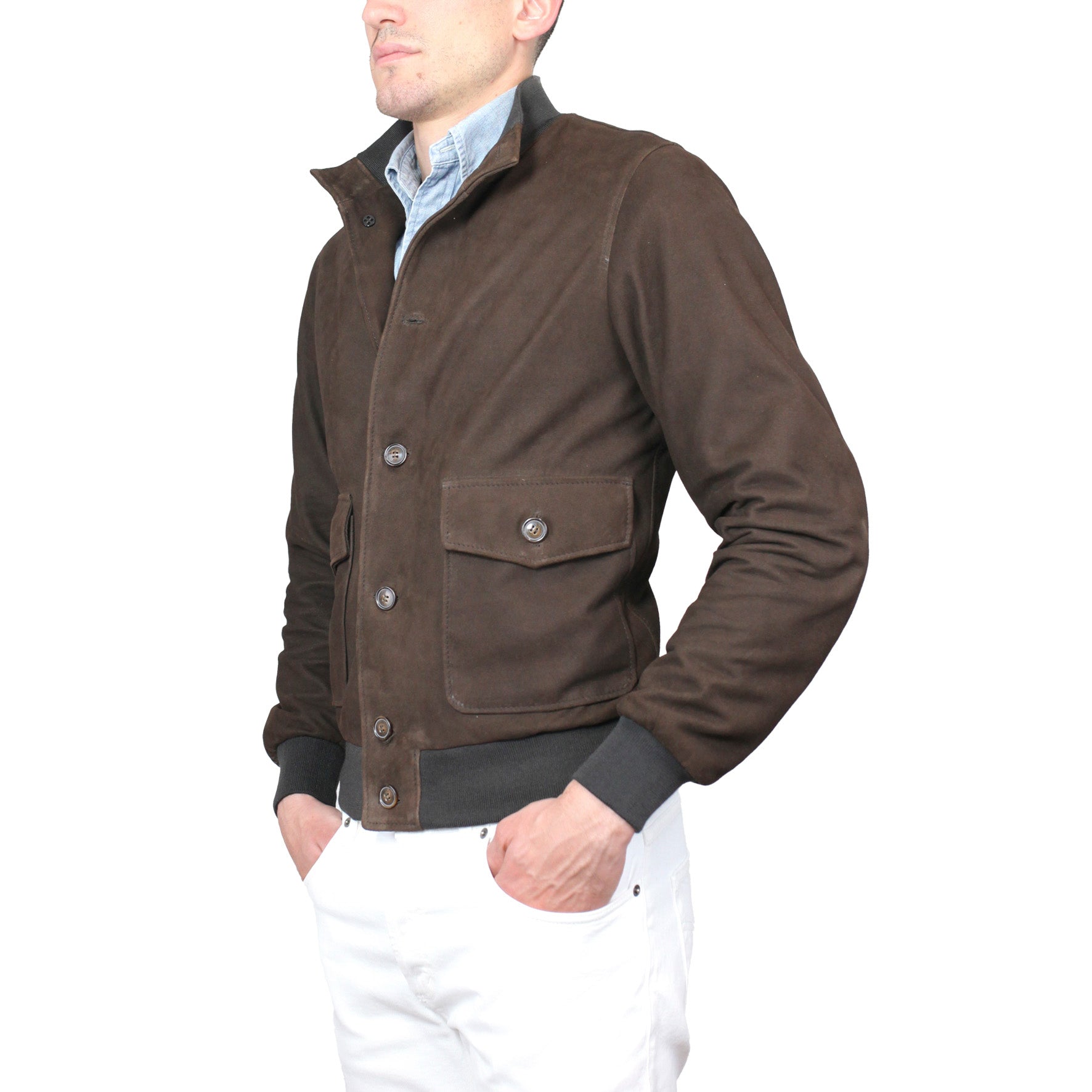 98PSUMA chaqueta bomber de cuero