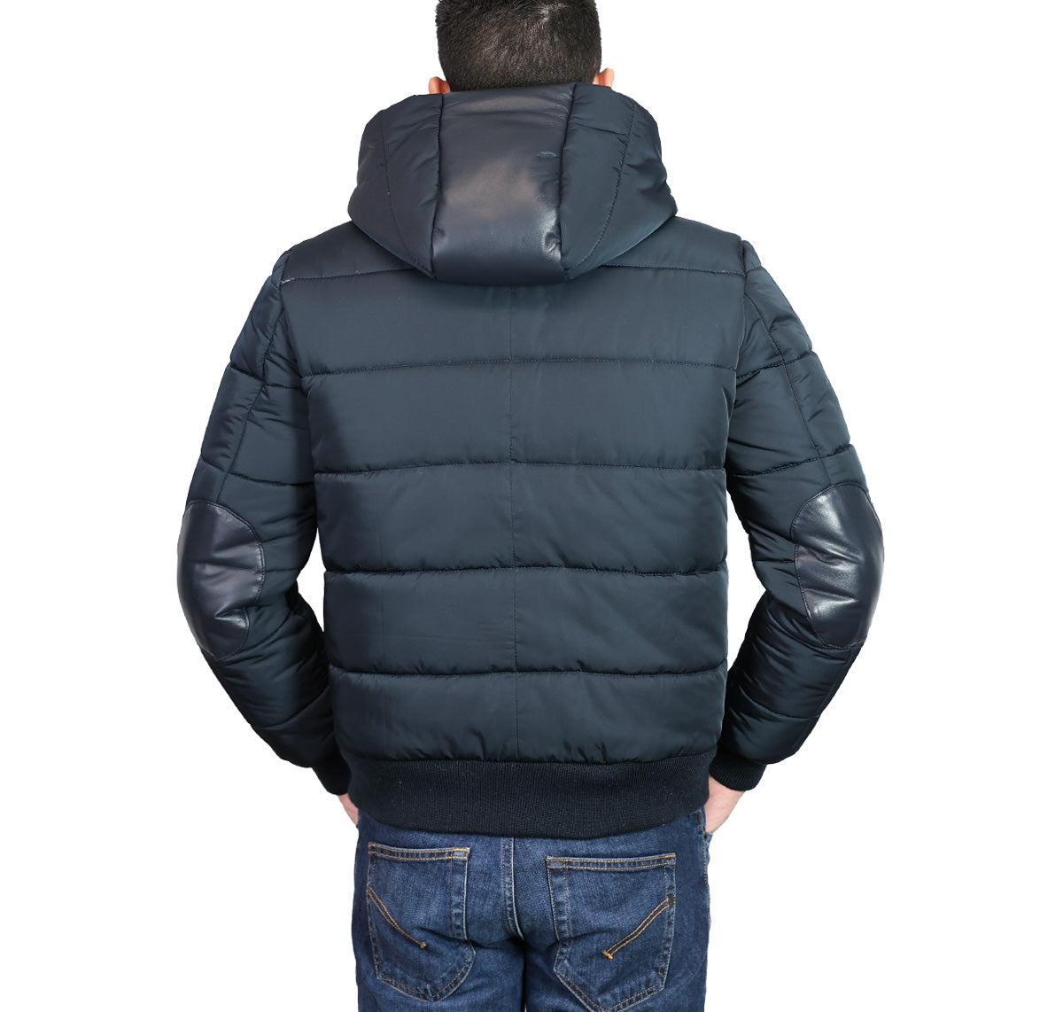 Leather down jacket 98BLNBL