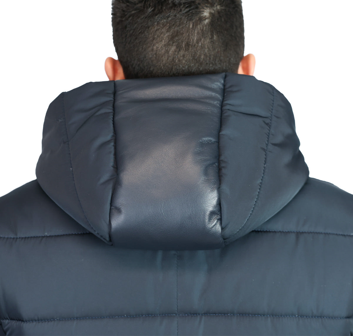 Leather down jacket 98BLNBL