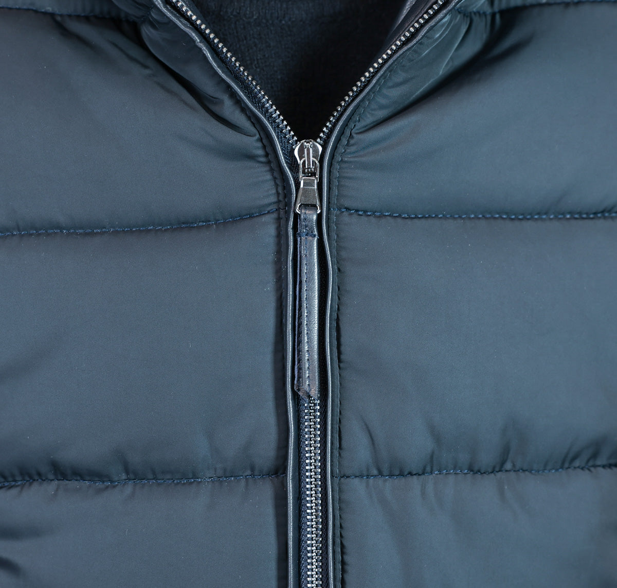 Leather down jacket 98BLNBL