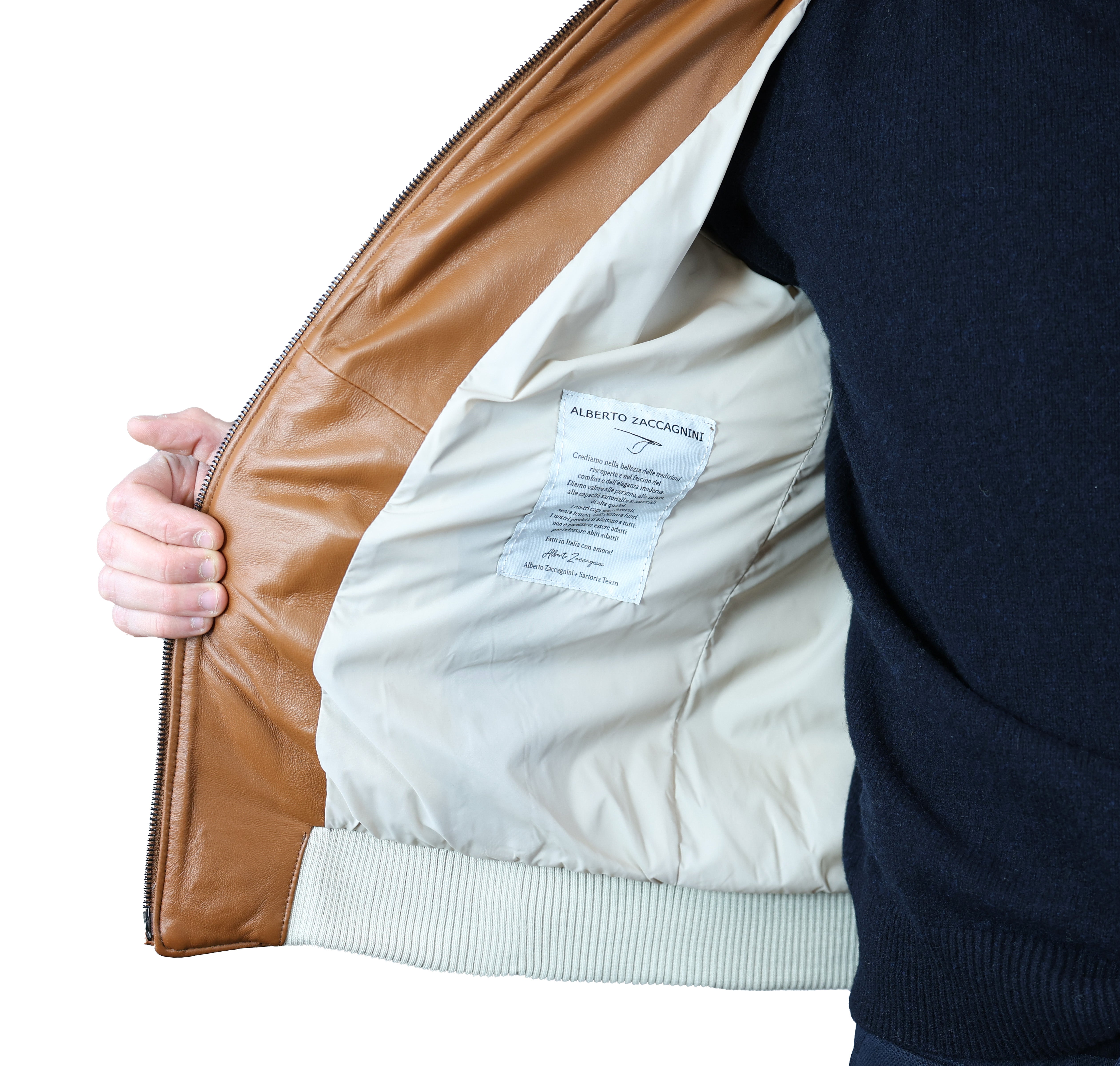 Piumino in pelle 89LCANC