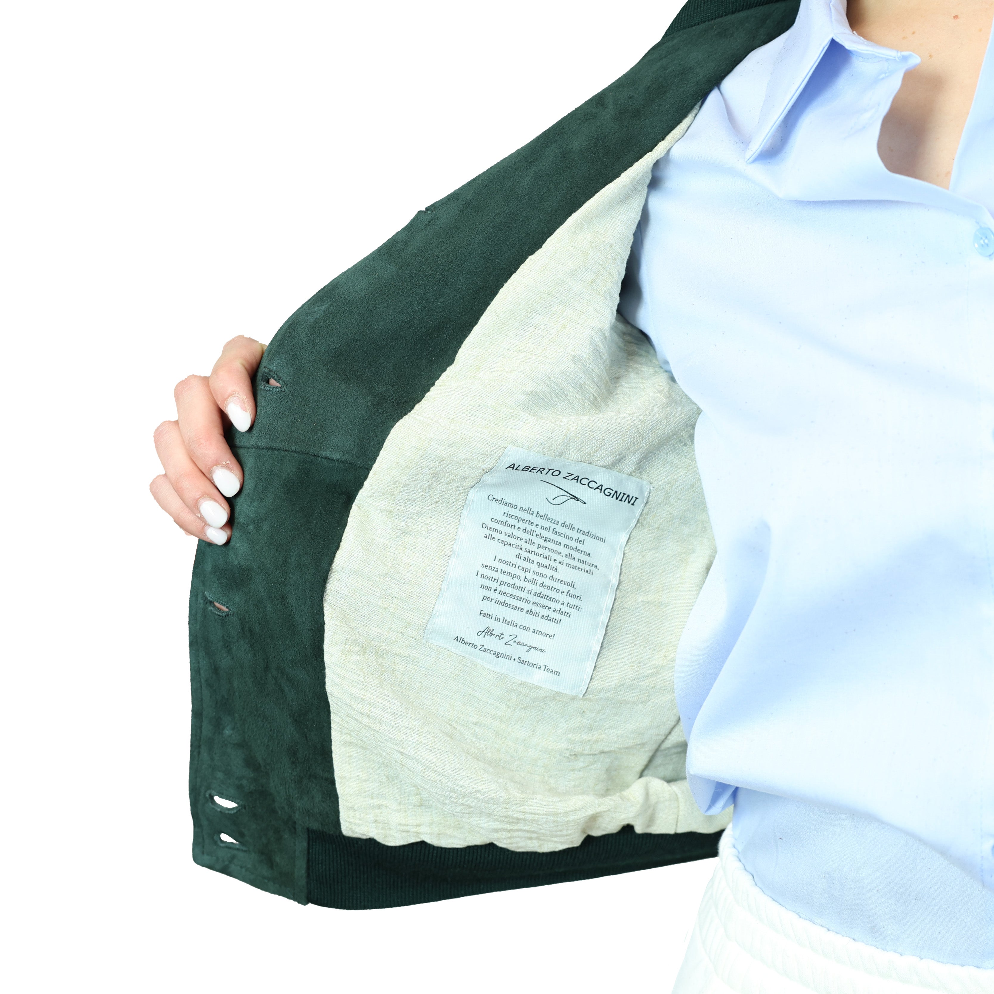 Chaqueta bomber de cuero 25DSUAR