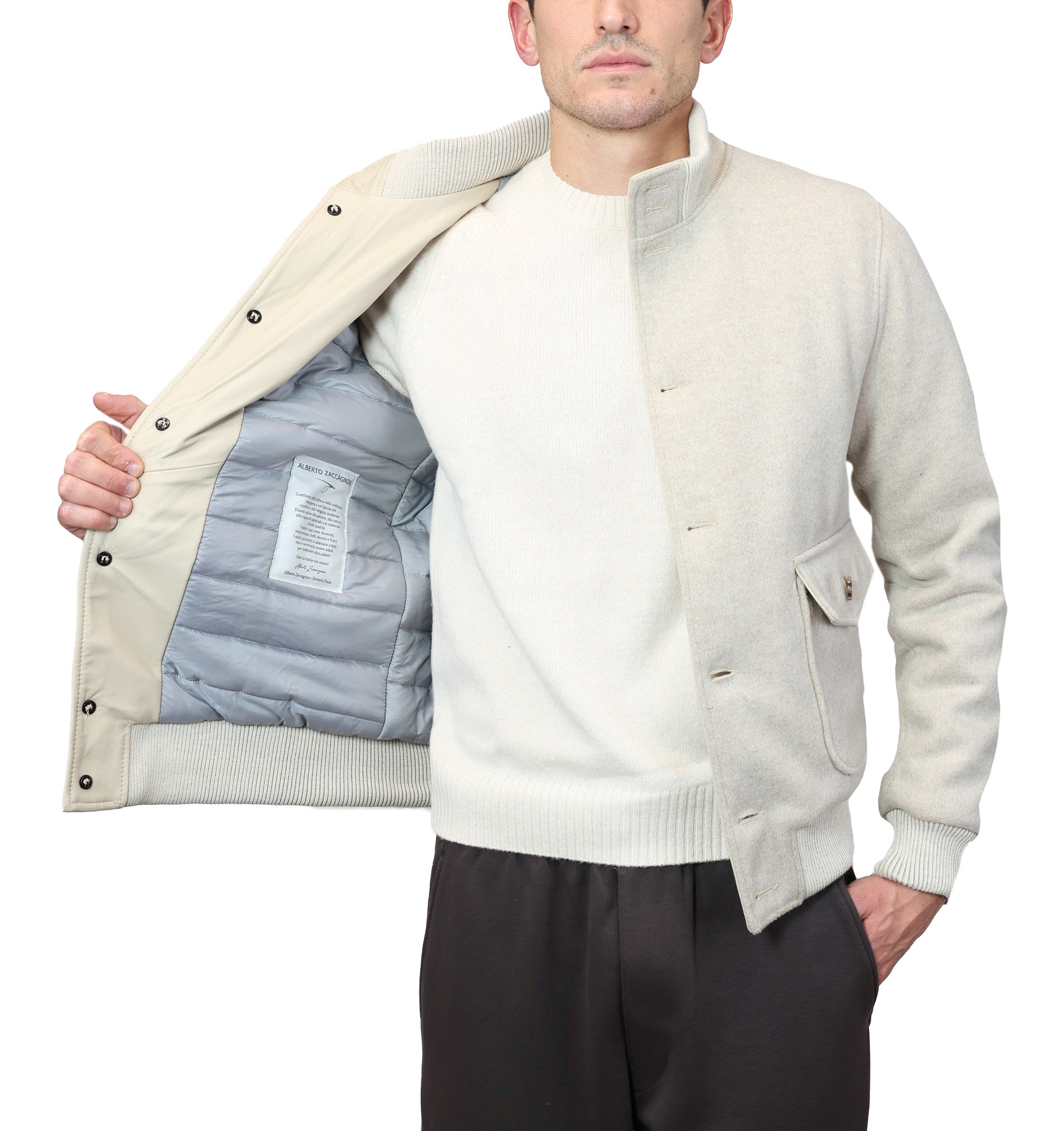 Leather bomber 98TEXOL