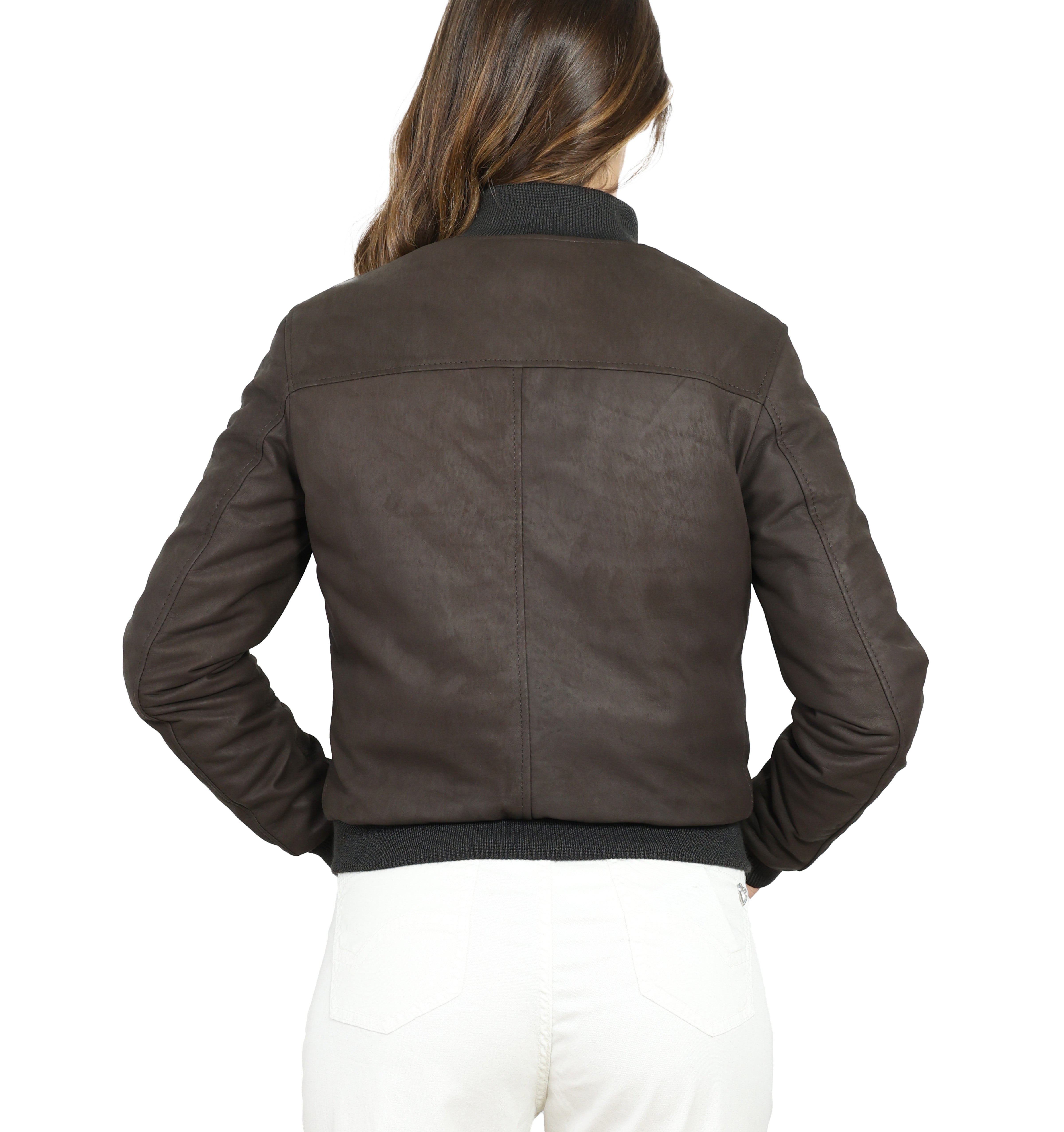 25LNABR chaqueta de cuero