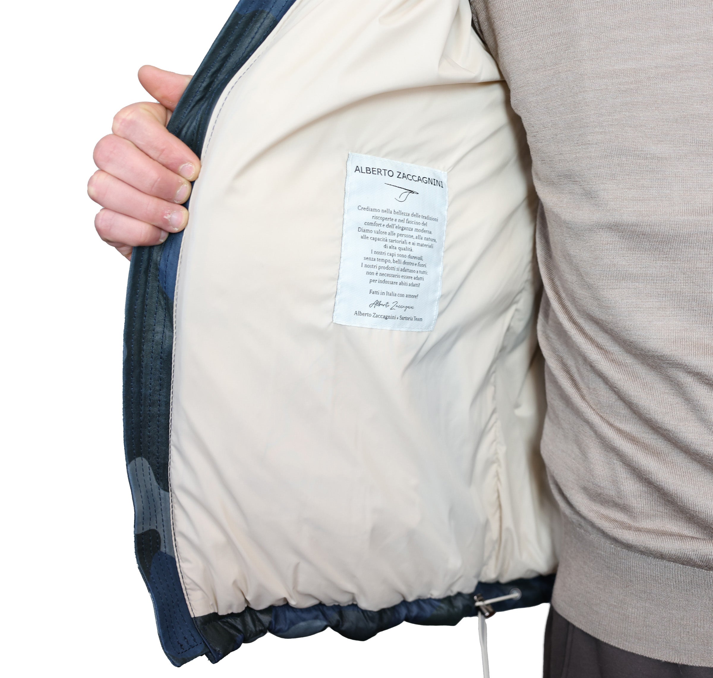 Piumino in pelle 01CLNCA