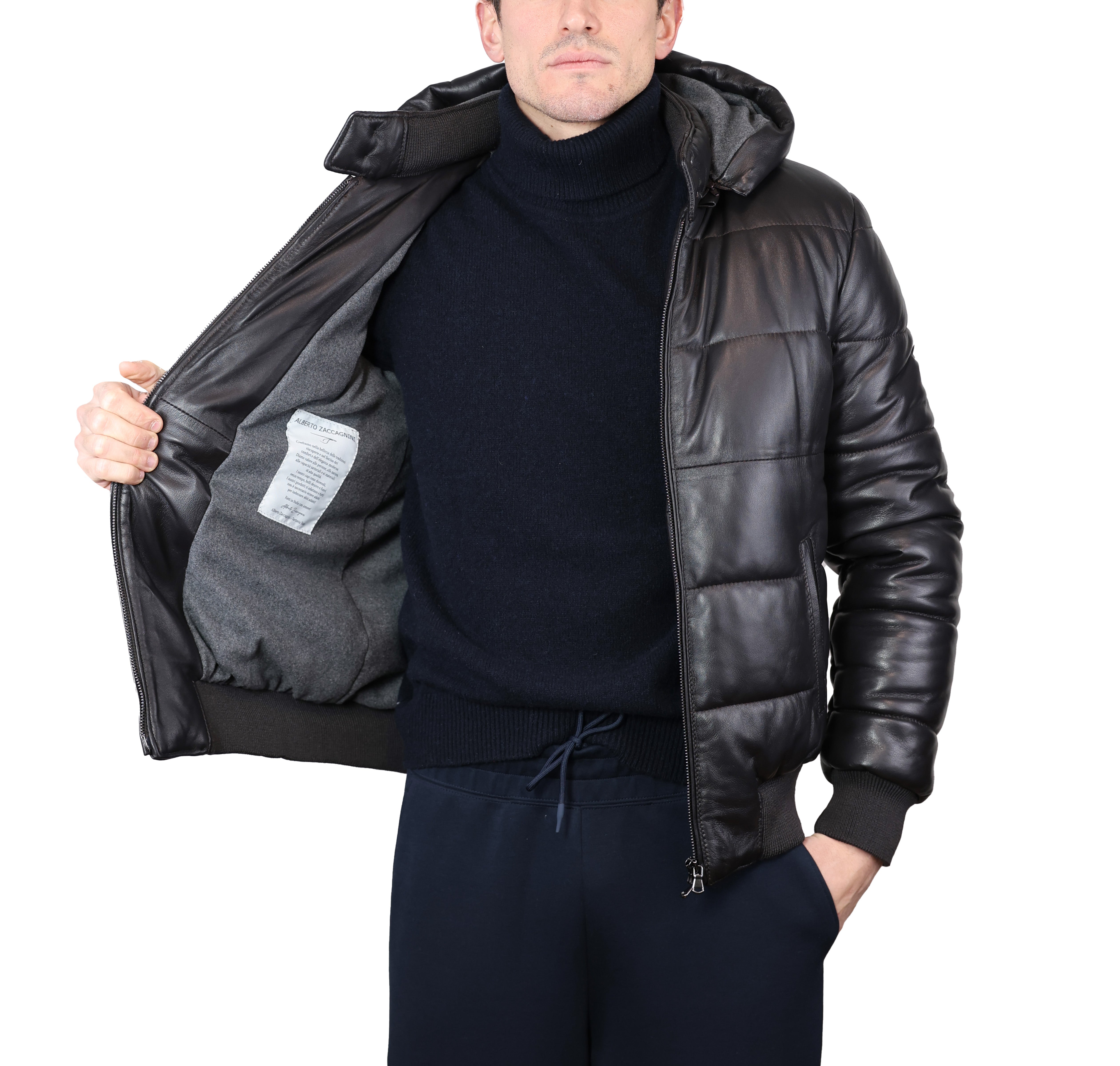 Chaqueta de cuero 98BLNBL