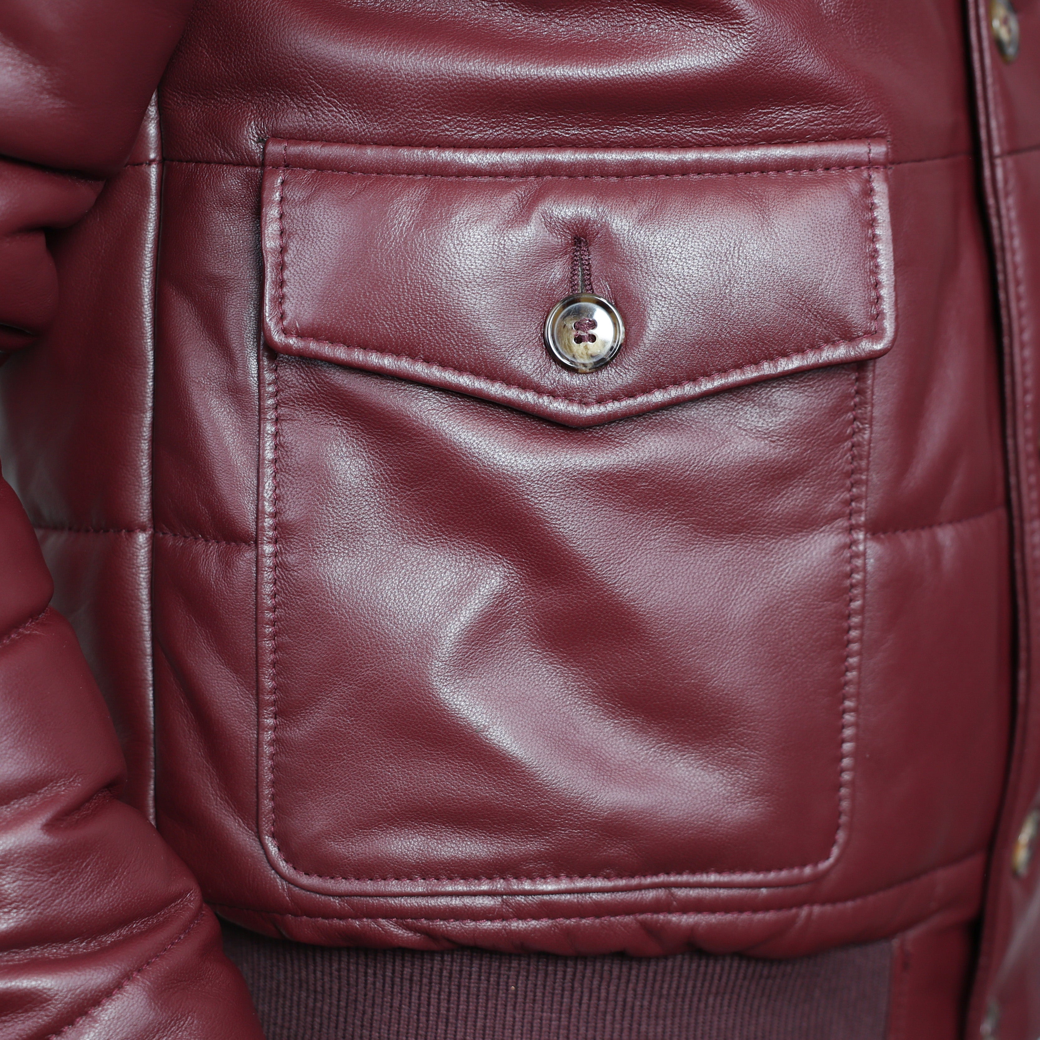 Piumino in pelle 98CLNBX