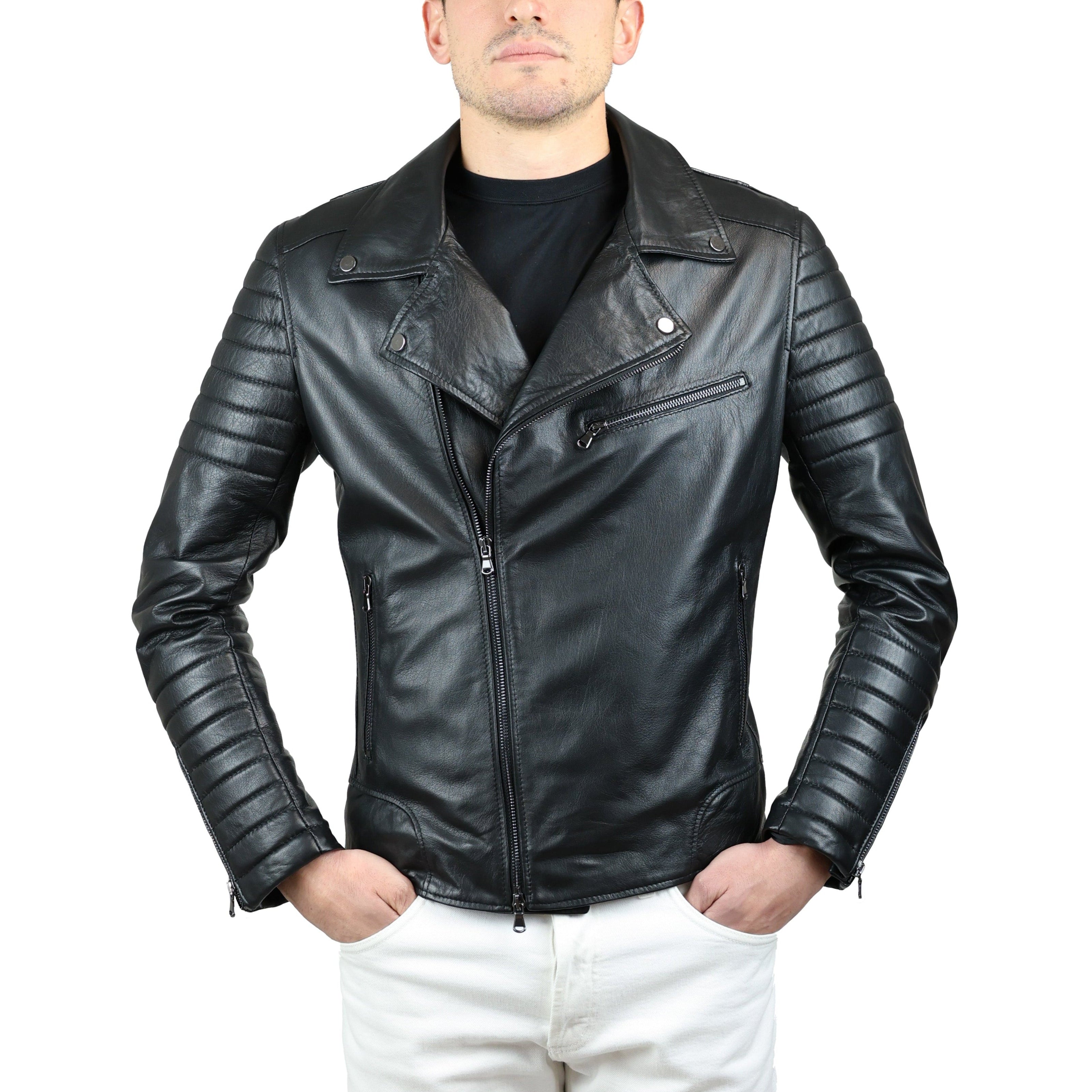 Chiodo in pelle 601PTNE