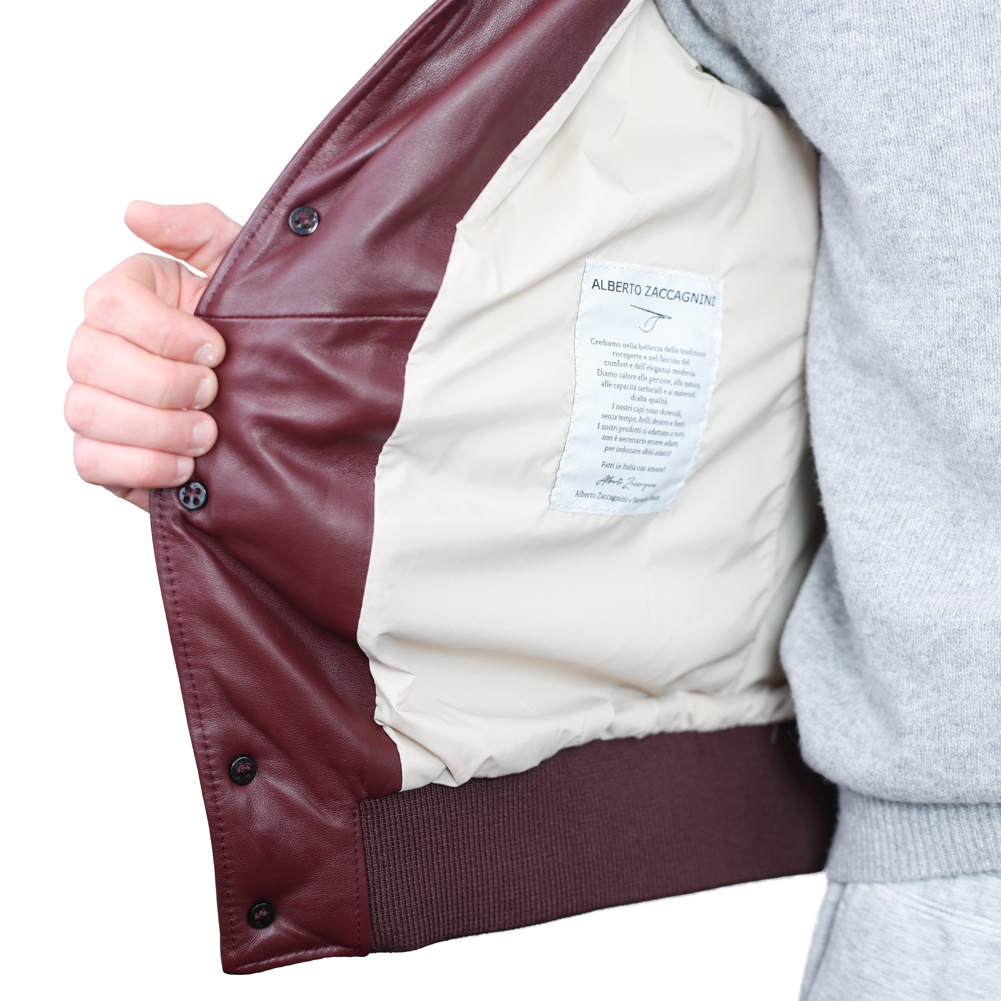 Piumino in pelle 98CLNBX