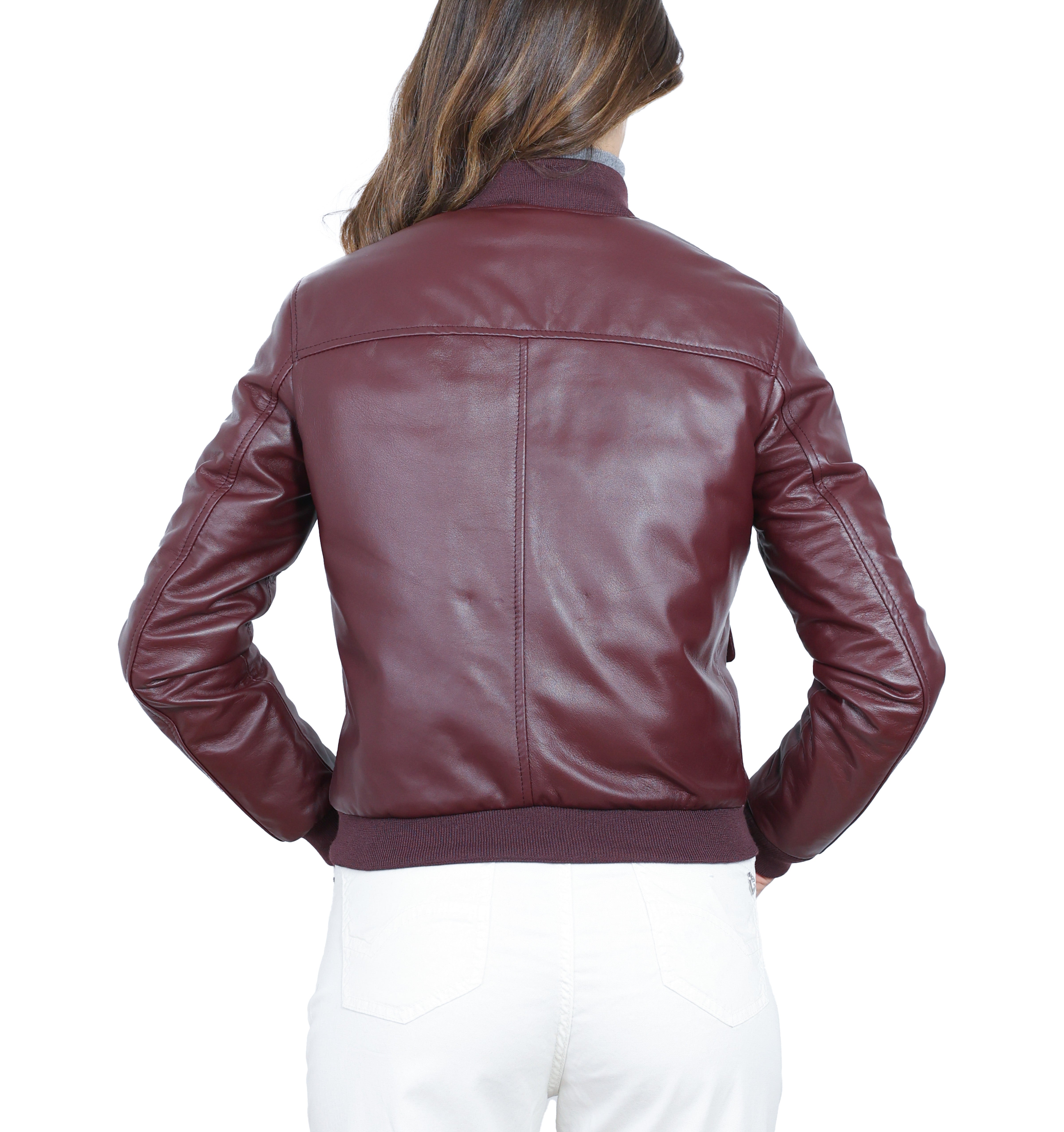 25LNABR chaqueta de cuero