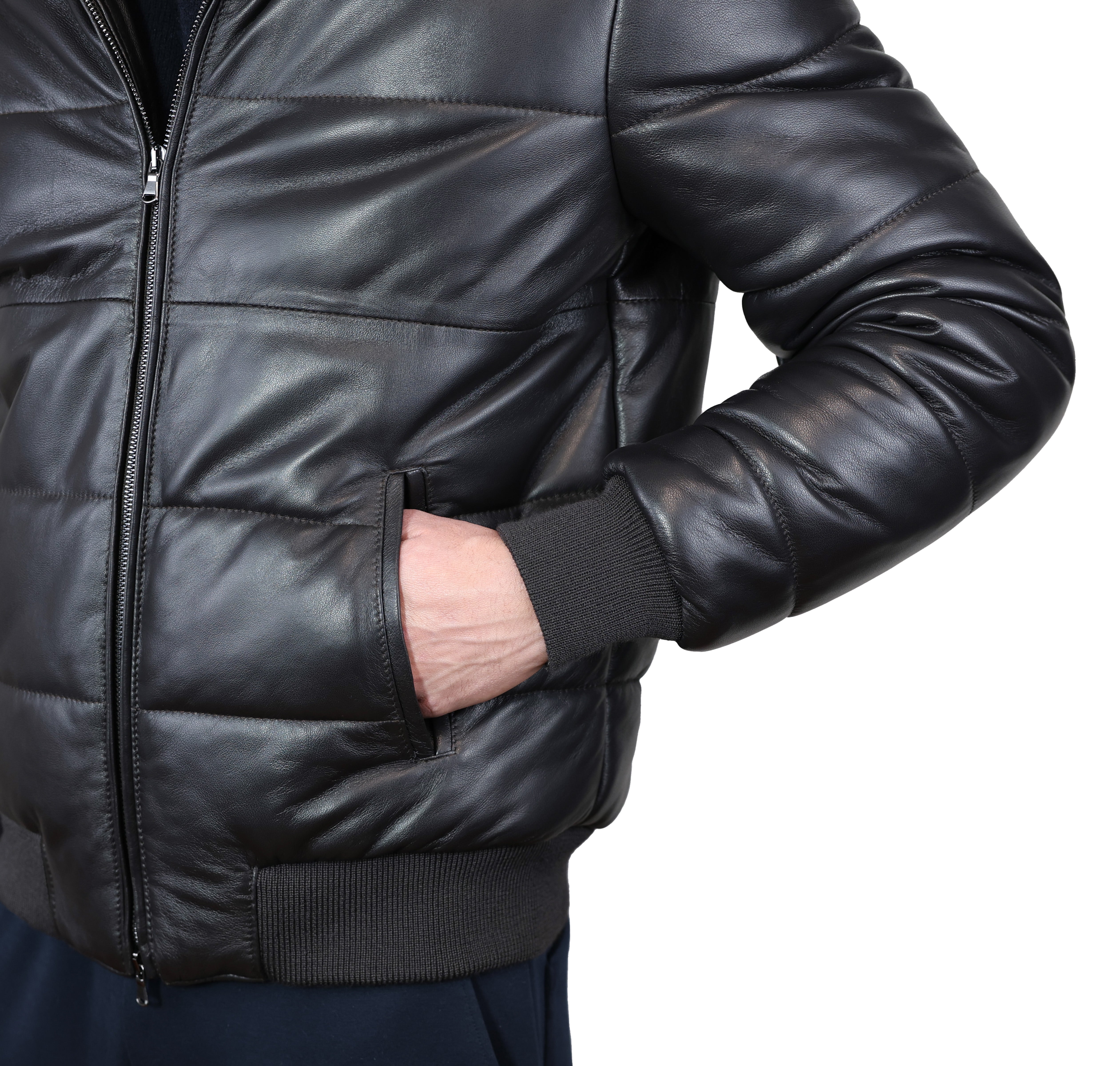 Chaqueta de cuero 98BLNBL