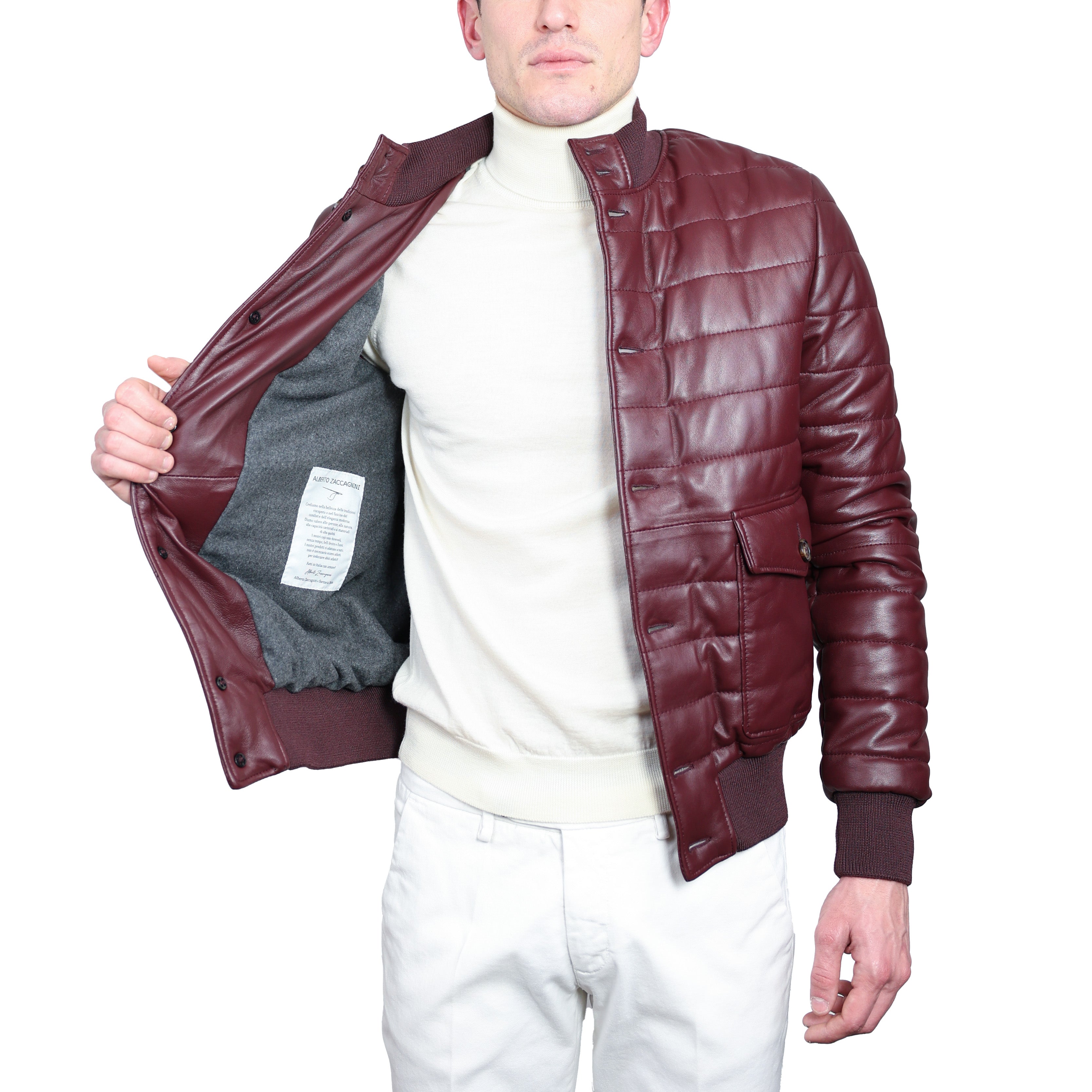 Veste en cuir 98BLNBR