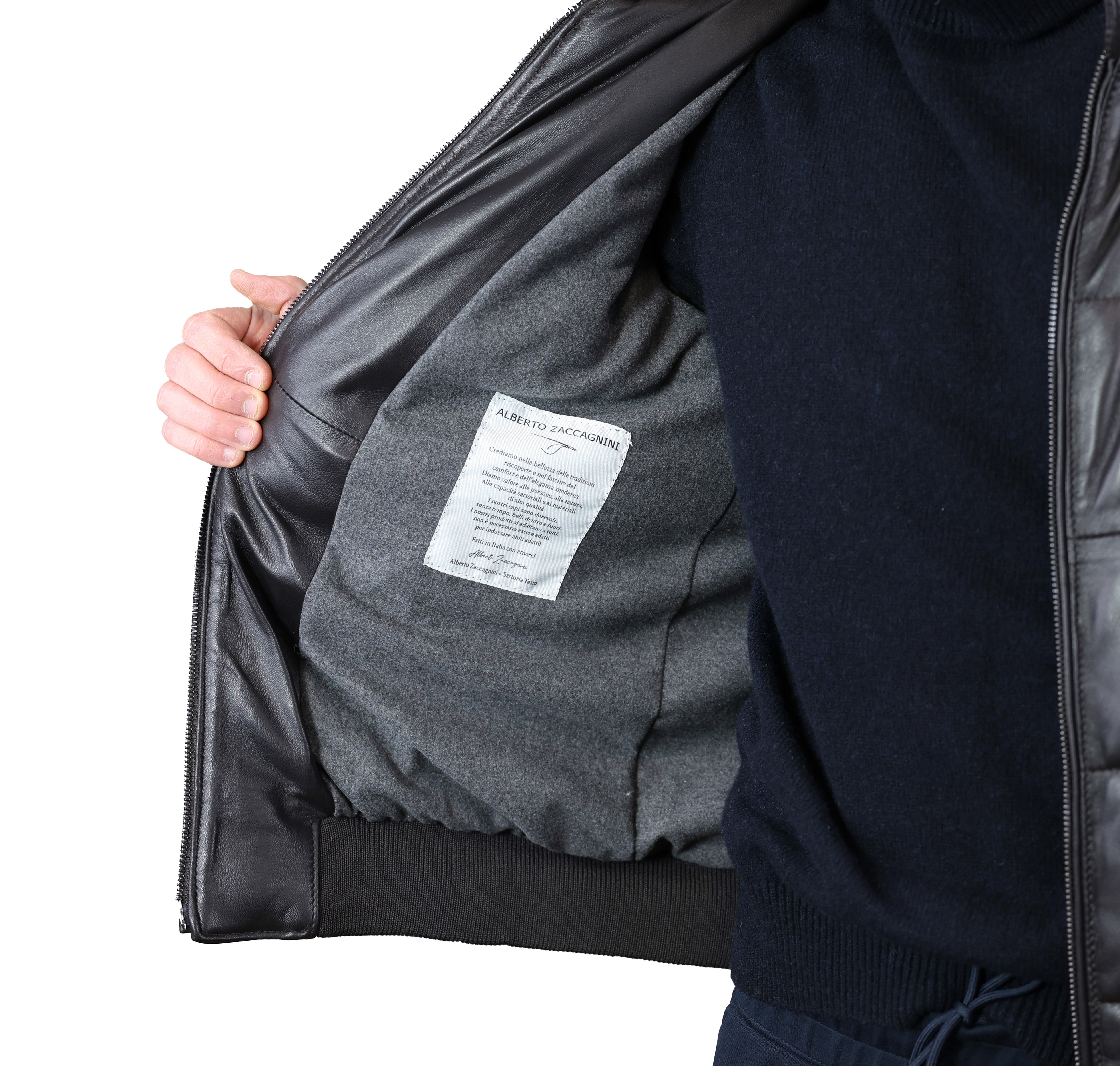 Chaqueta de cuero 98BLNBL