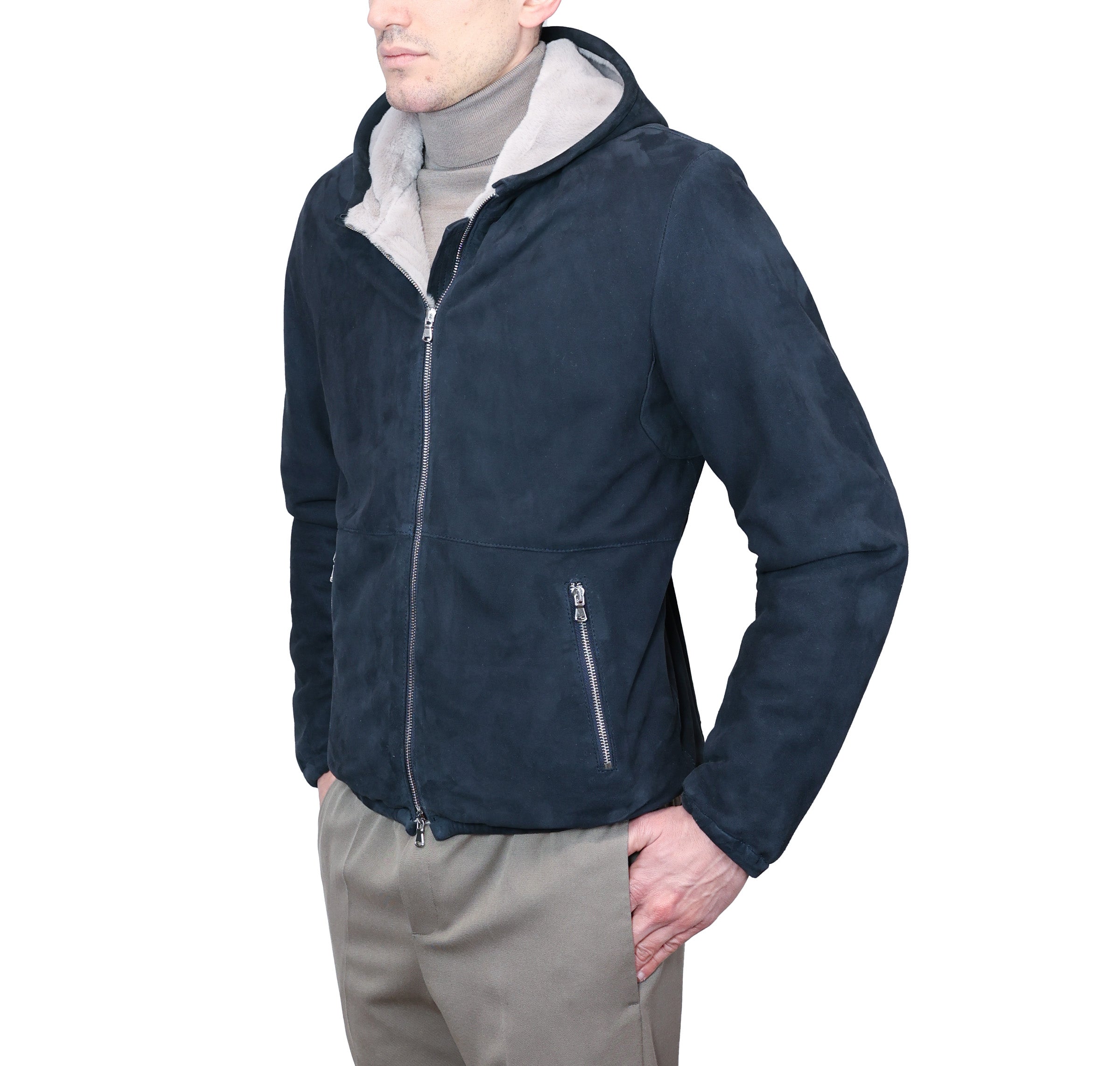 Chaqueta bomber de cuero 94TEXLI