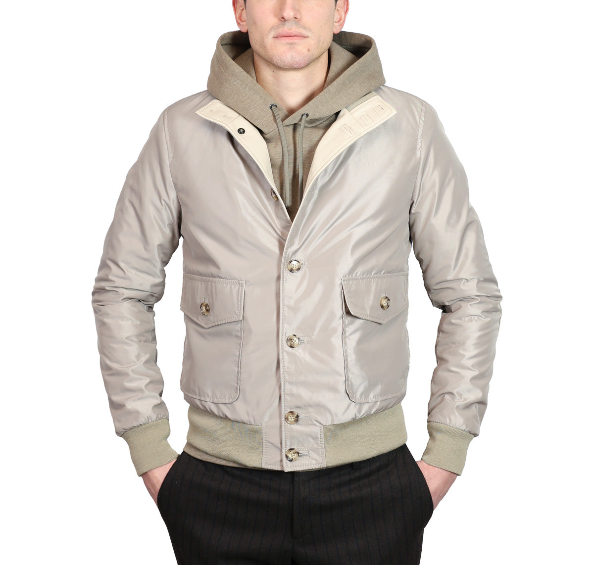 Leather bomber 98LNAGR