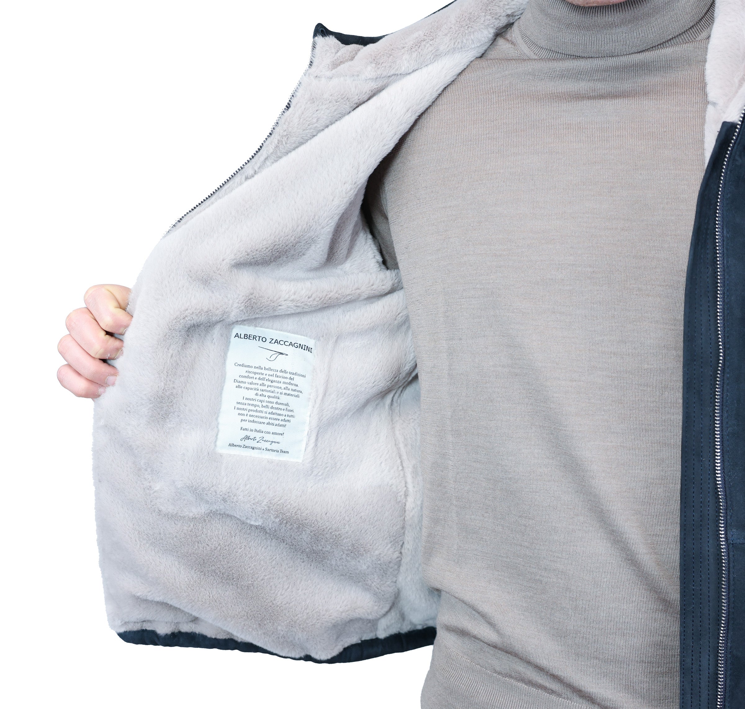 Chaqueta bomber de cuero 94TEXLI