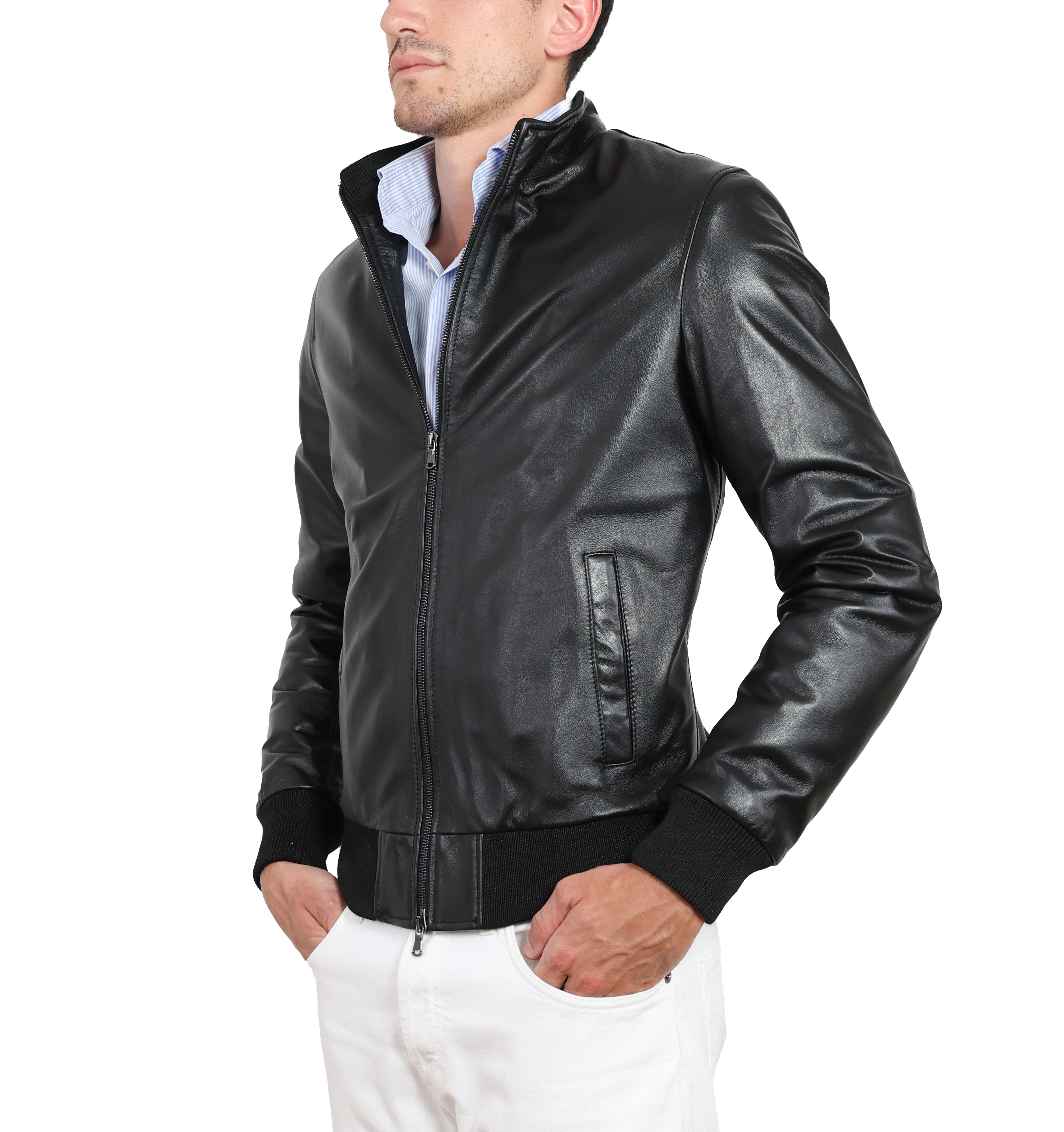Lederjacke 89LNANE