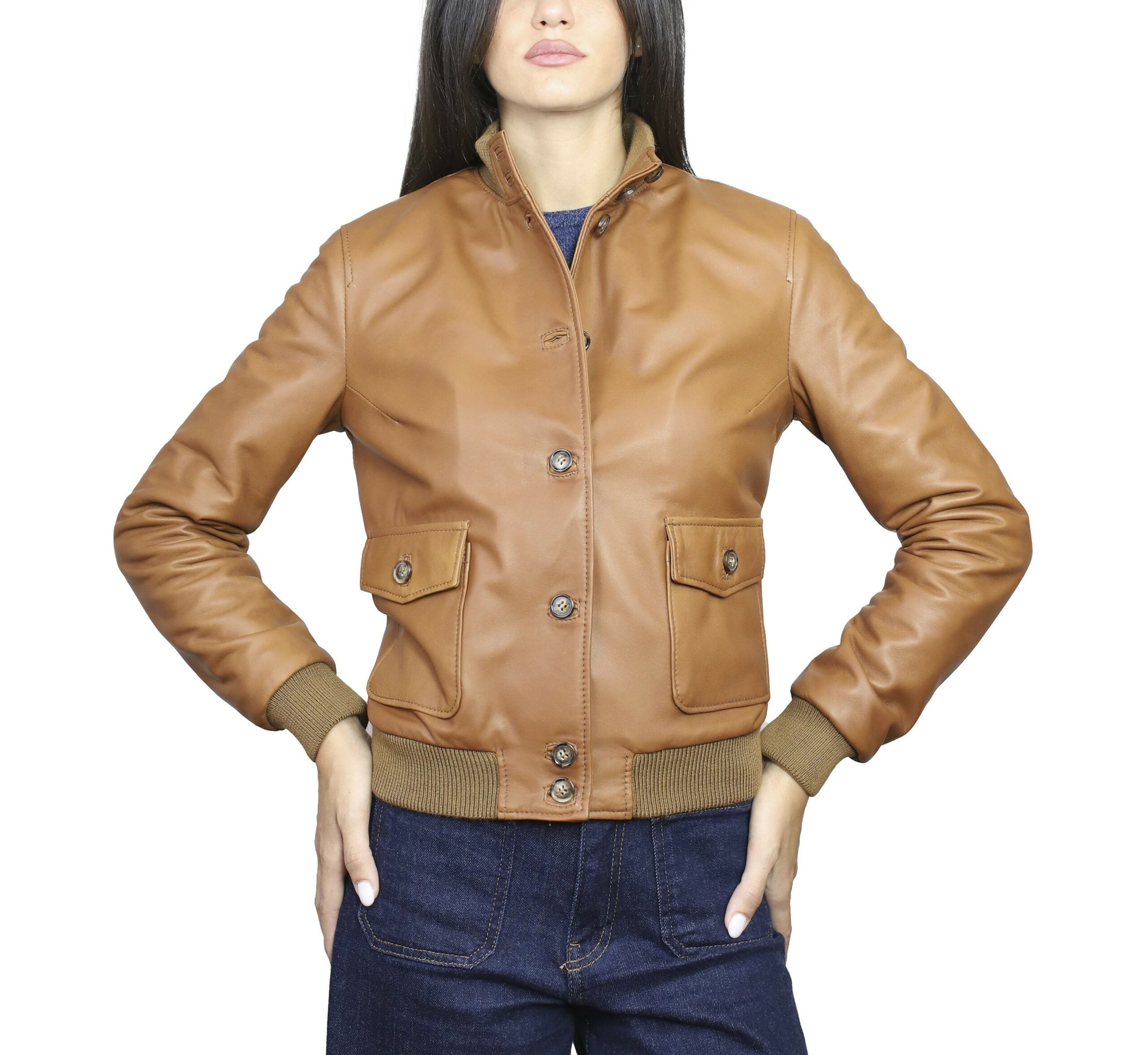 Bomber in pelle 25LNACU