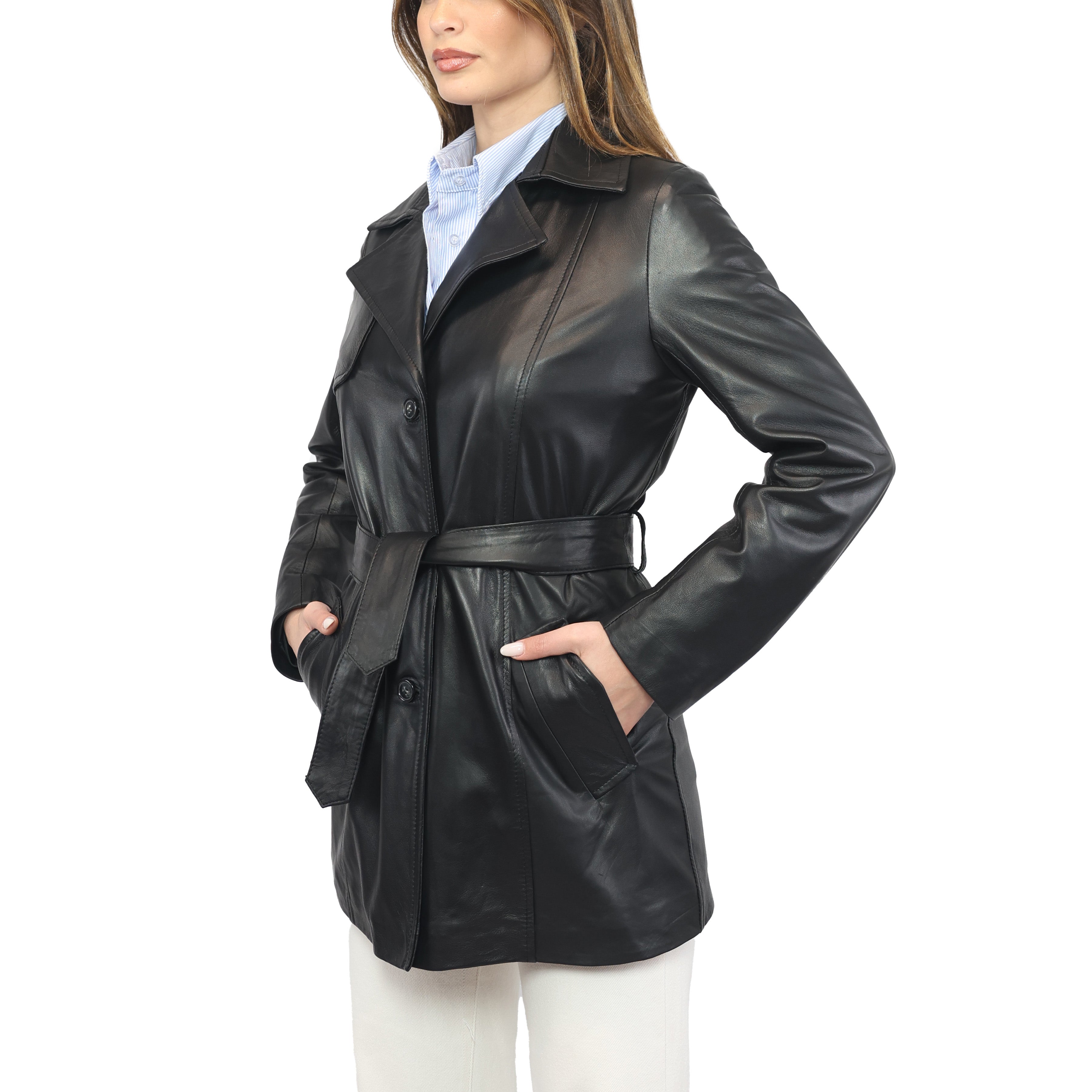 Trench in pelle TRHPNN