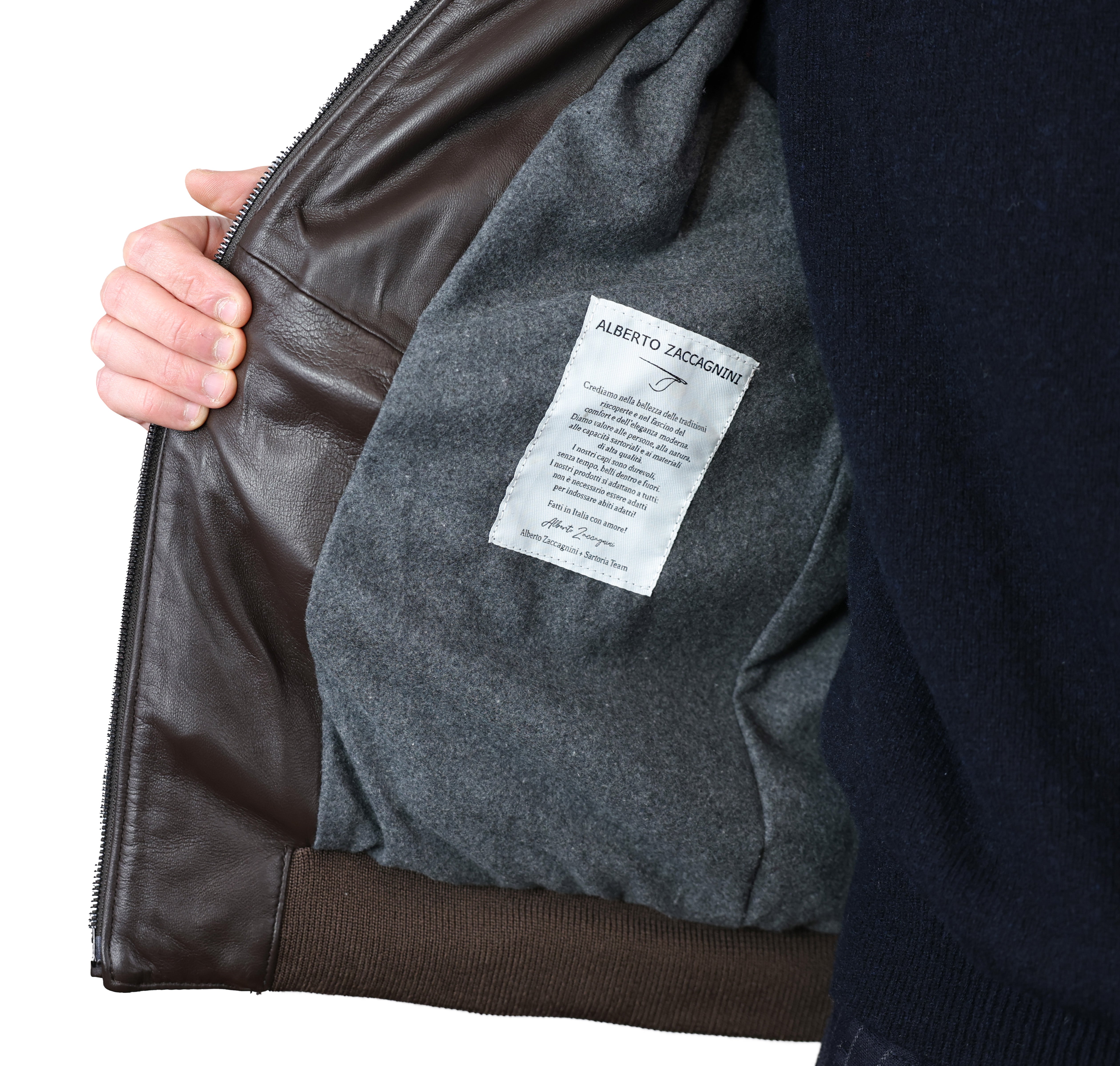 Chaqueta de cuero 98BLNBL