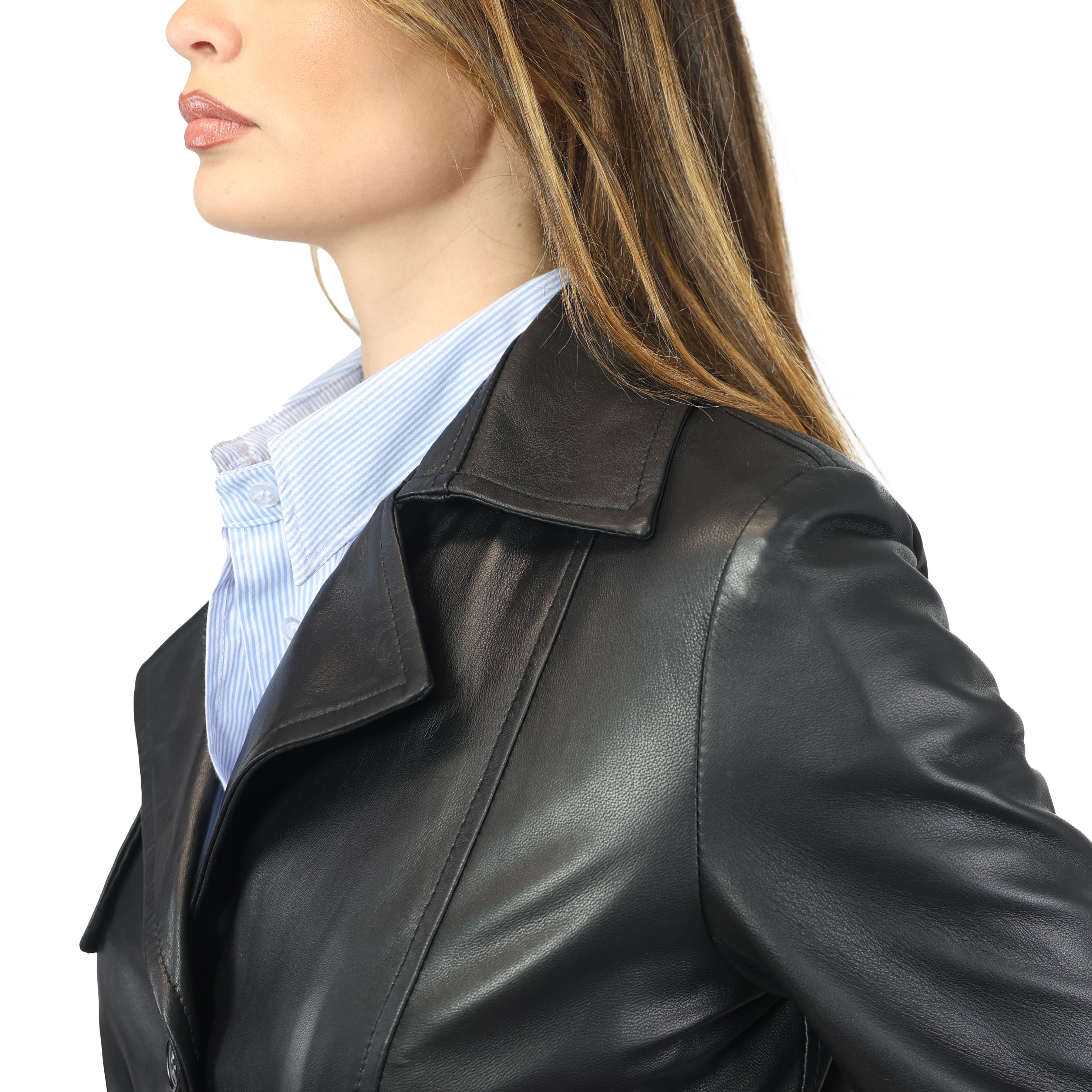 Trench in pelle TRHPNN