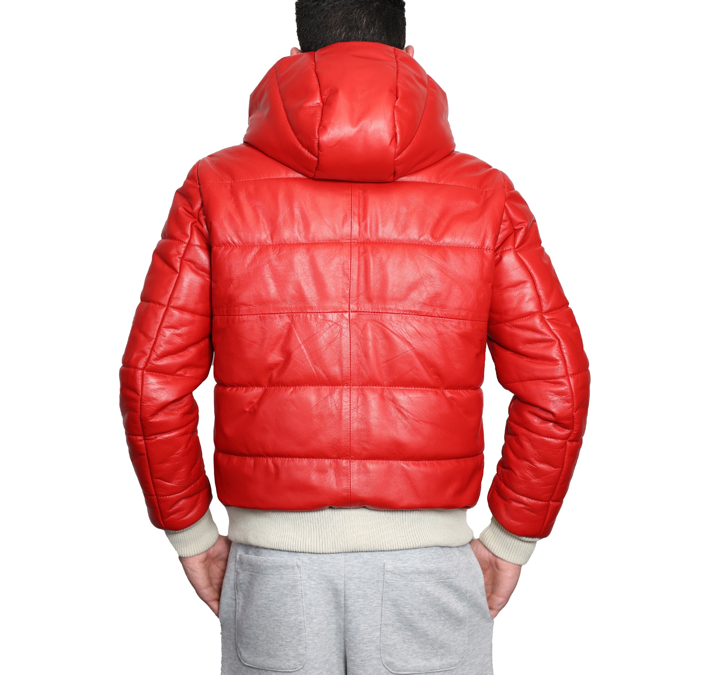 Piumino in pelle 89MLCAR