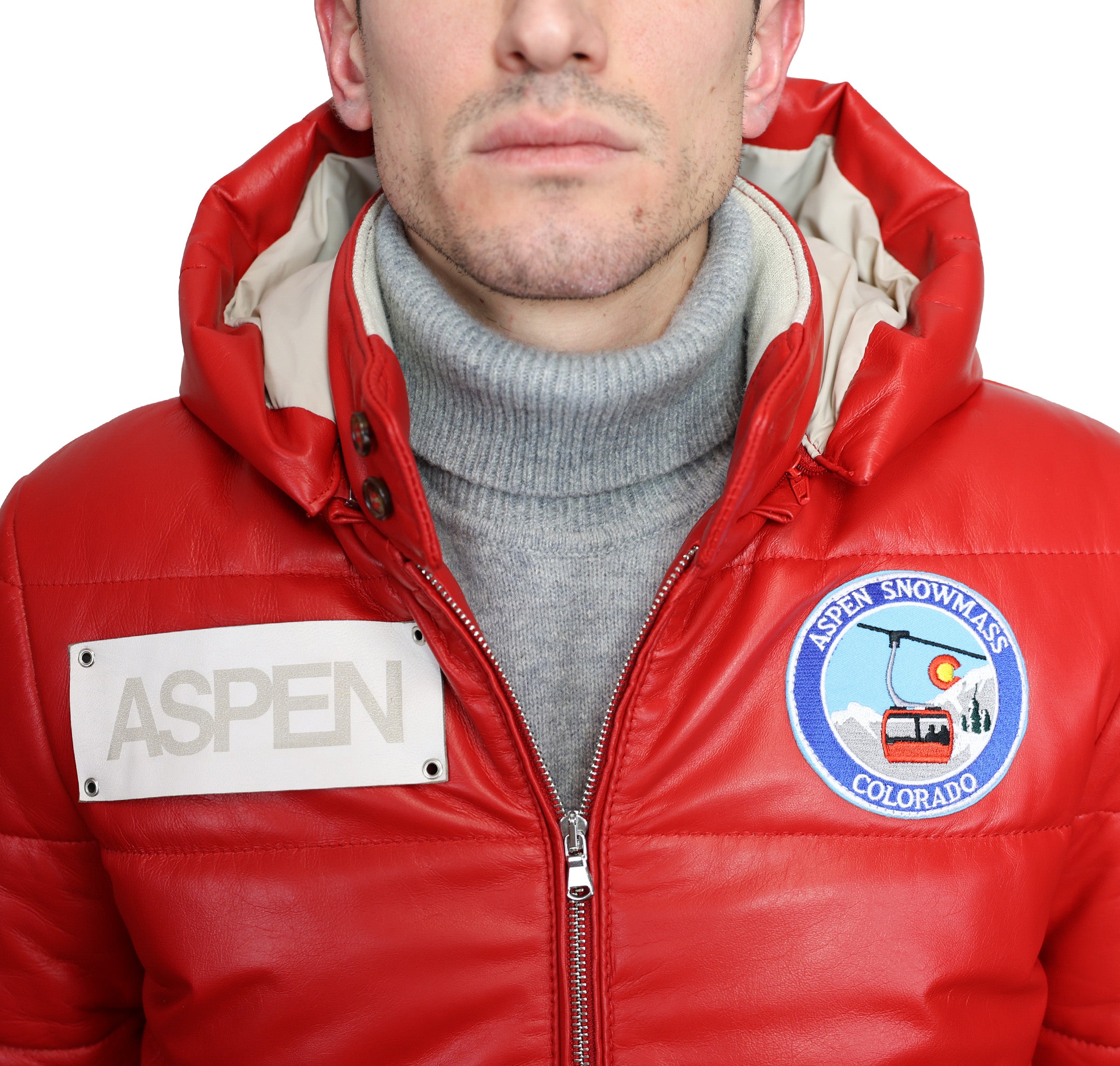 Piumino in pelle 89MLCAR