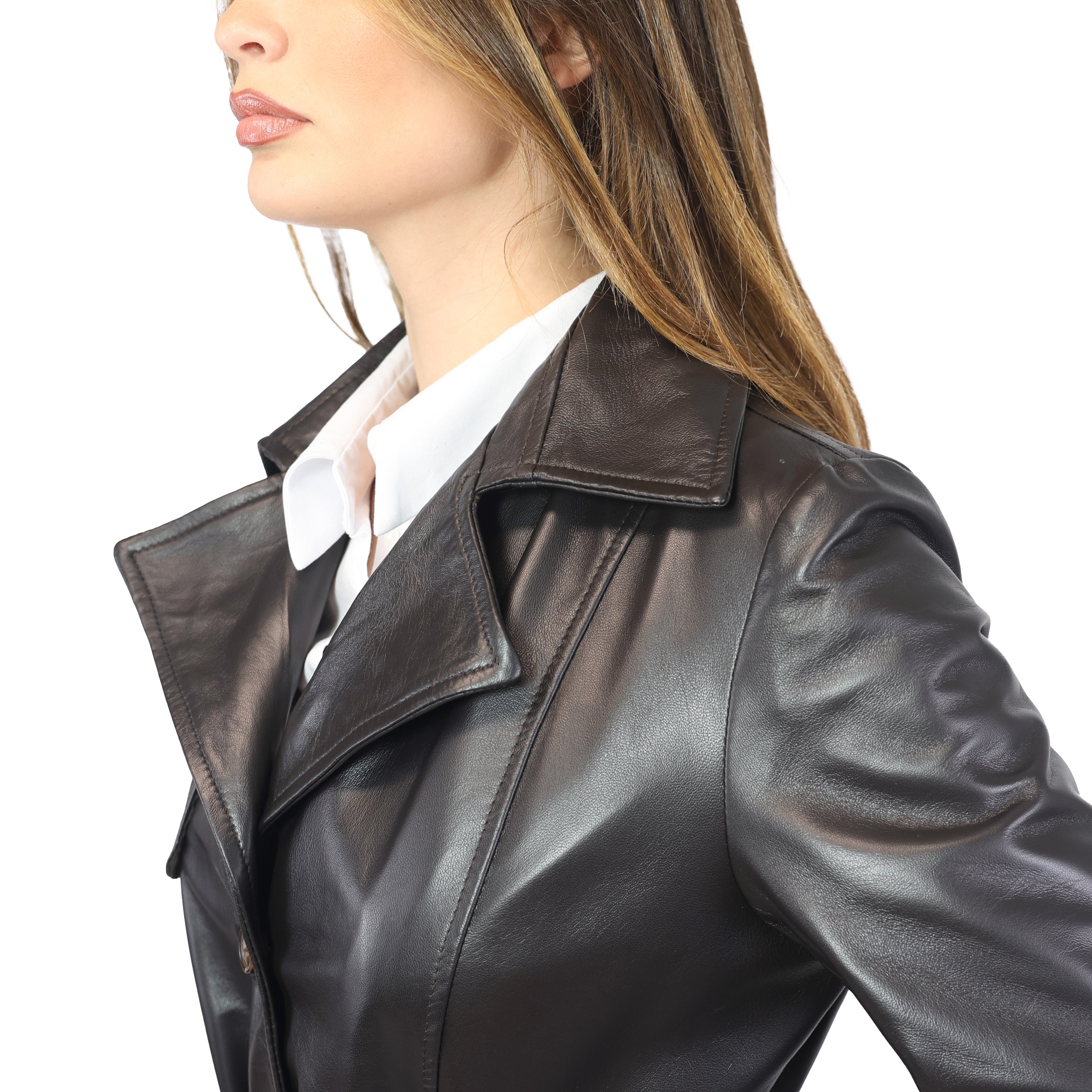 Trench in pelle TRHPNM
