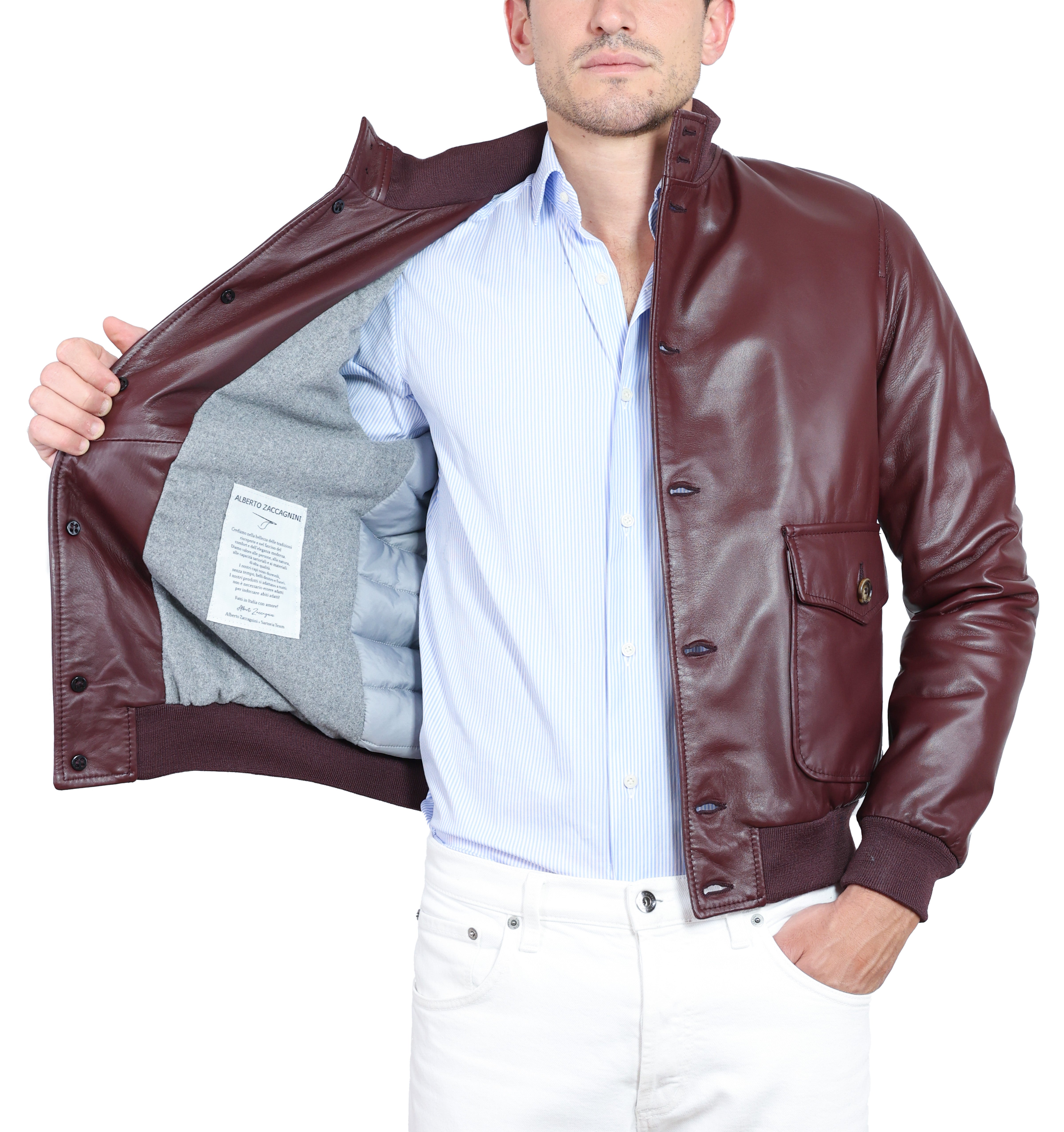 Leather jacket 98TAMBR