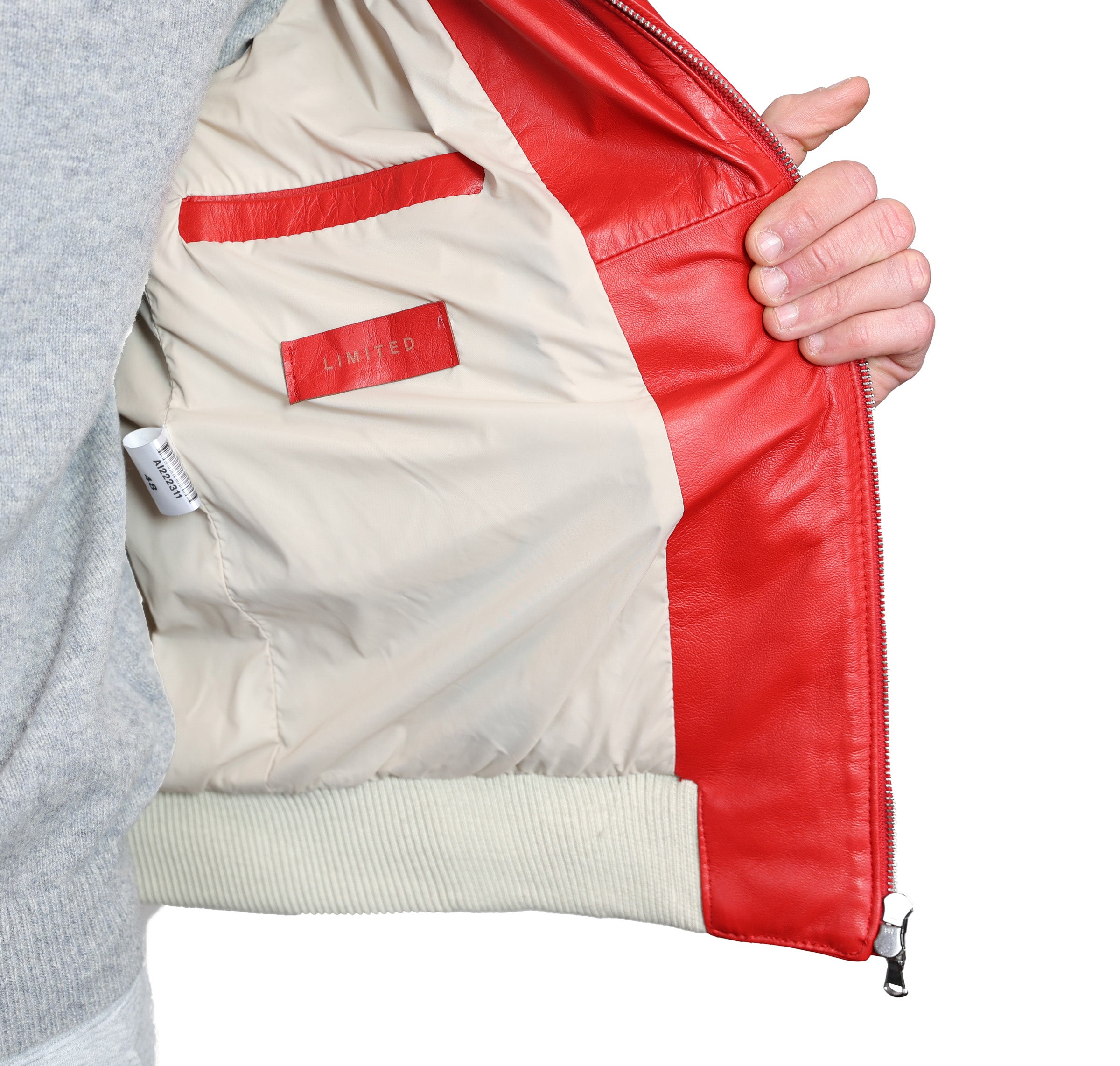 Piumino in pelle 89MLCAR