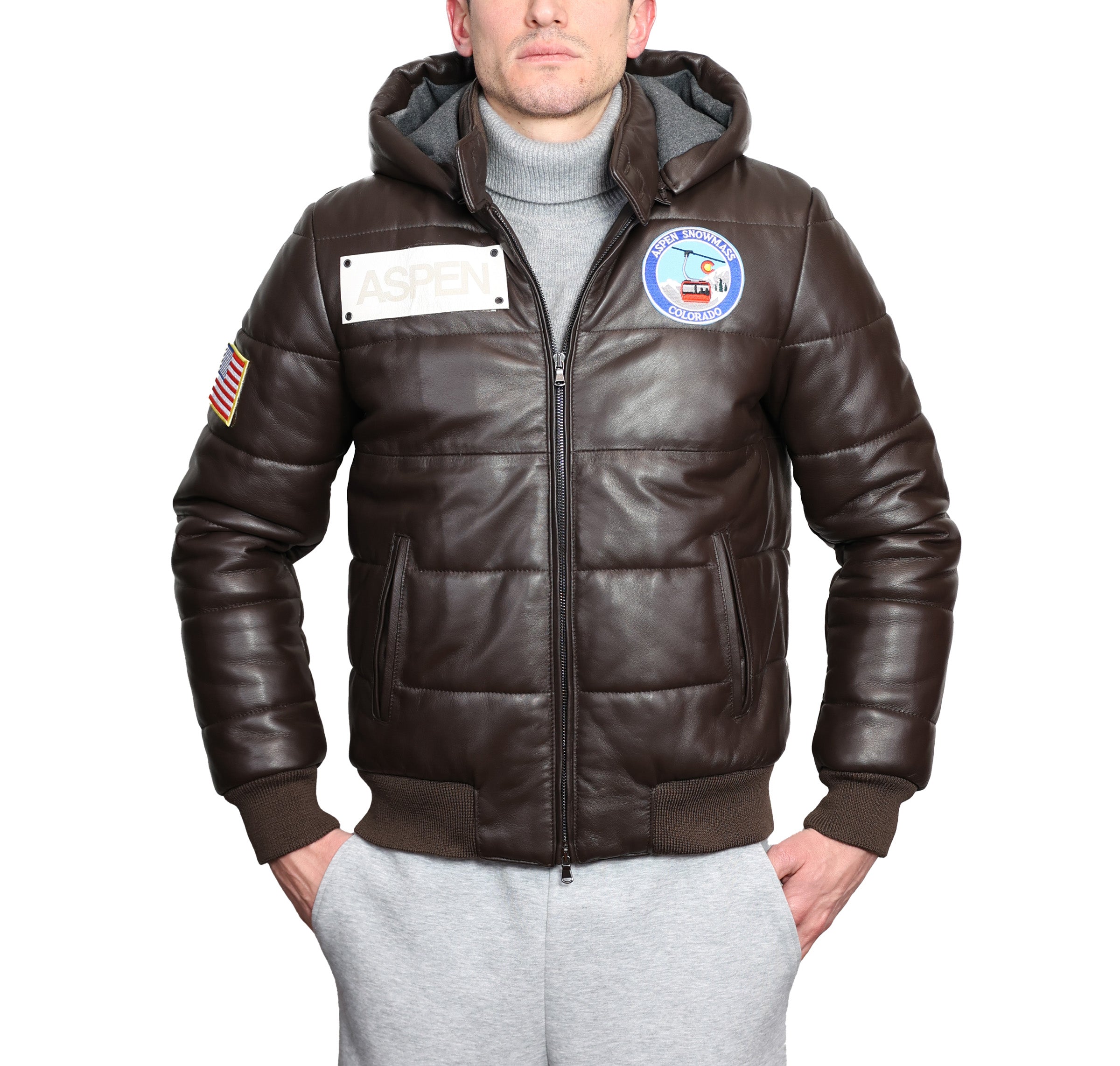 Piumino in pelle 89MLCAB