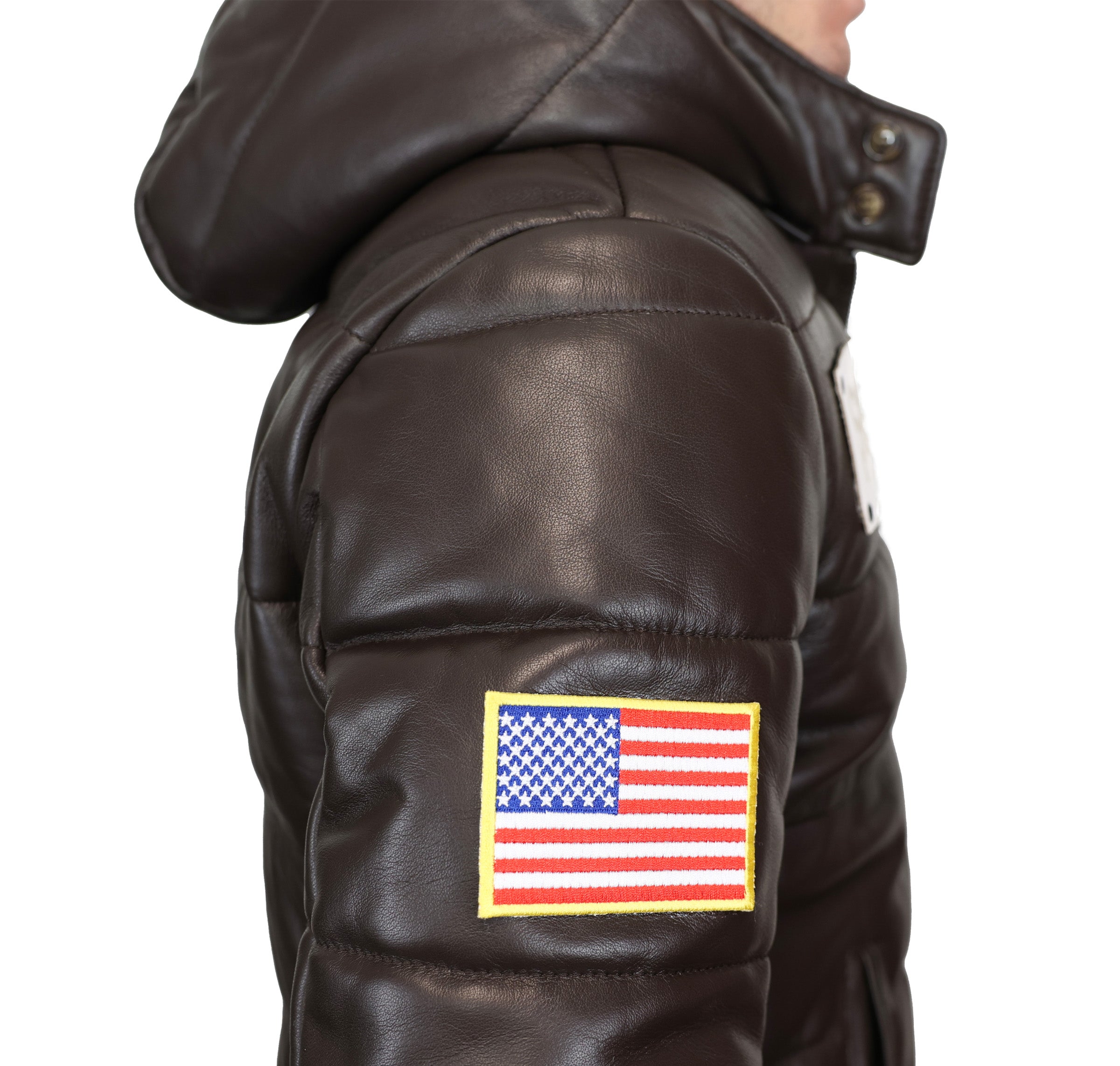 Piumino in pelle 89MLCAB