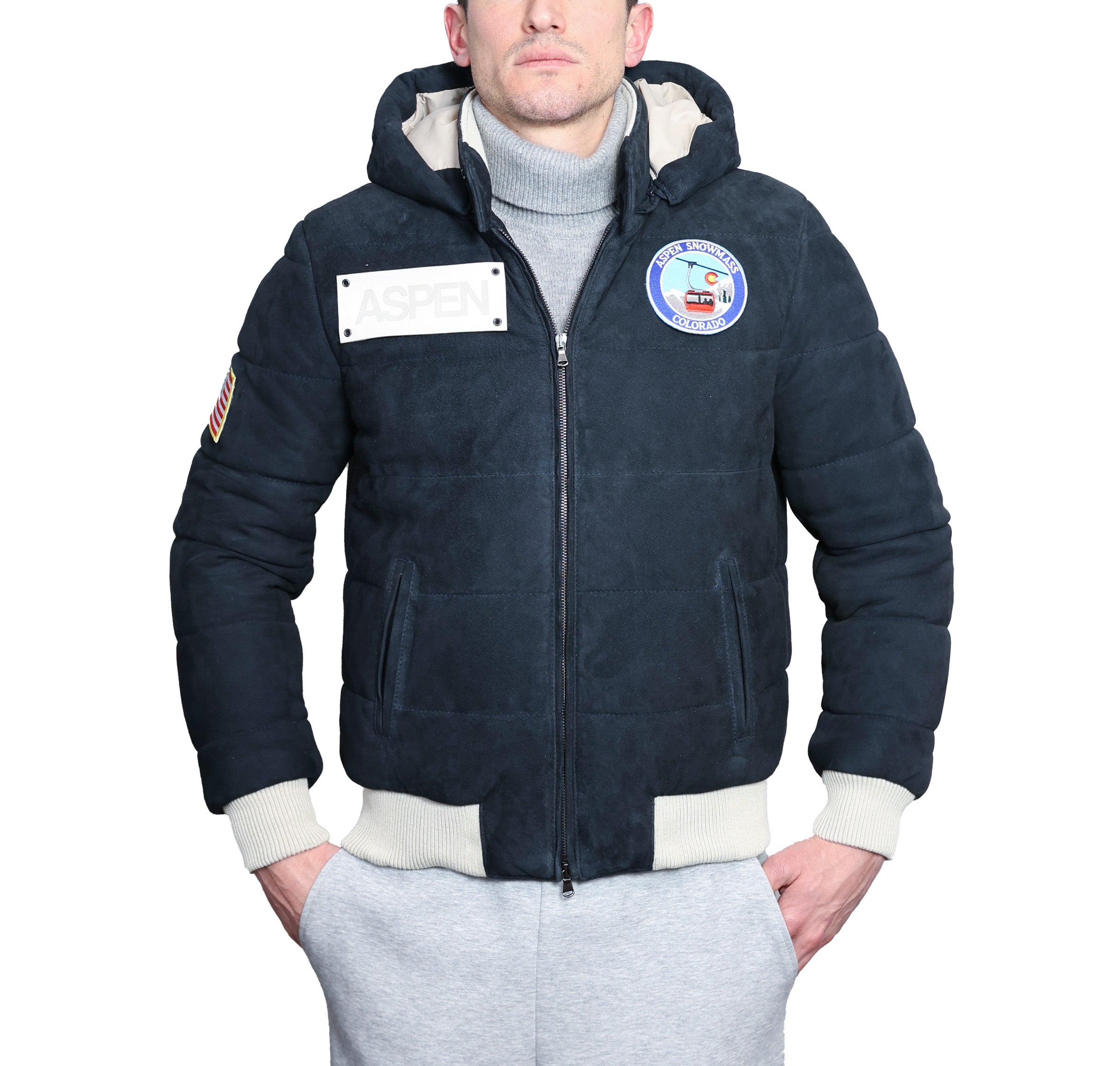 Piumino in pelle 89MLCSB