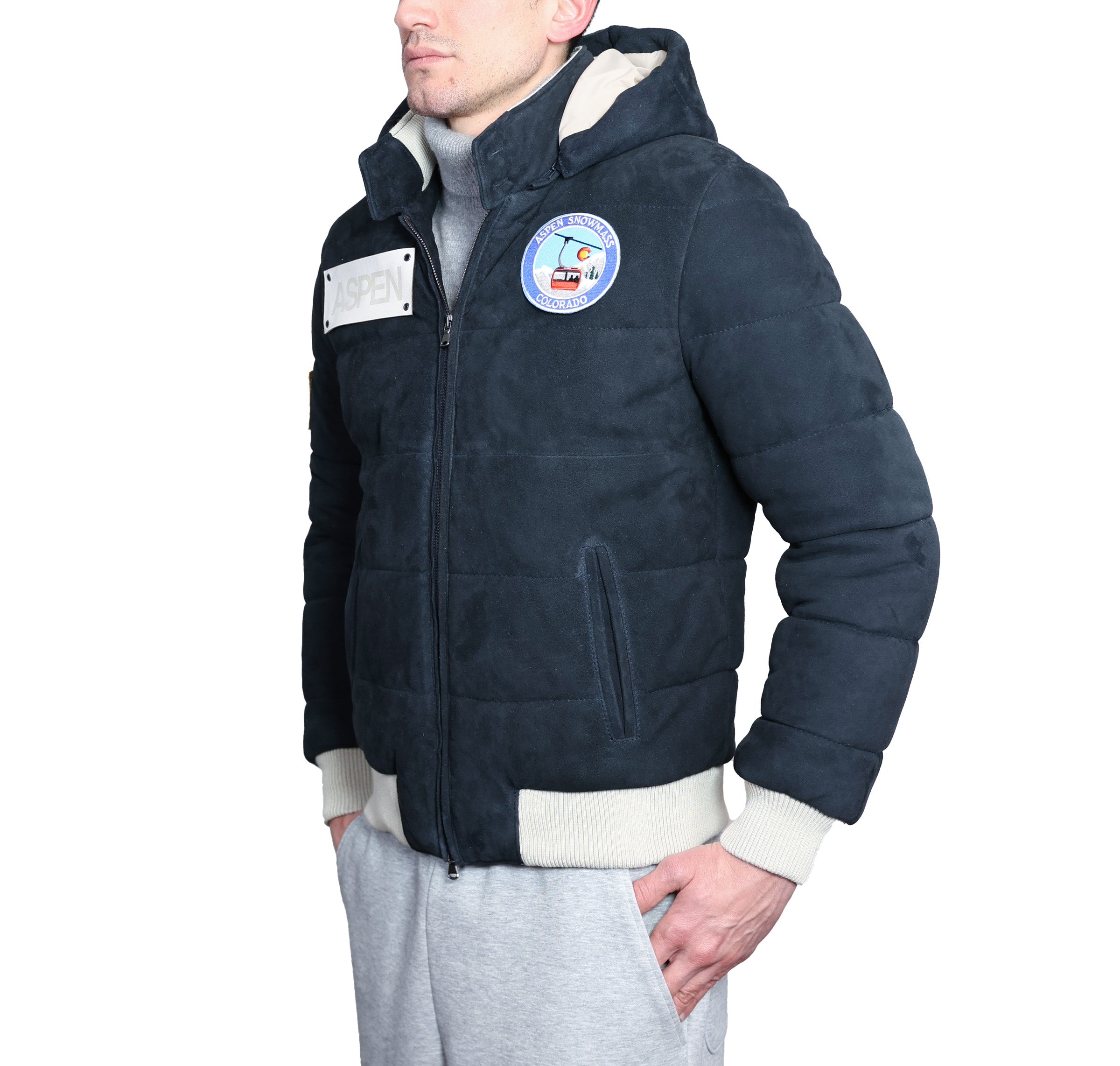 Piumino in pelle 89MLCSB