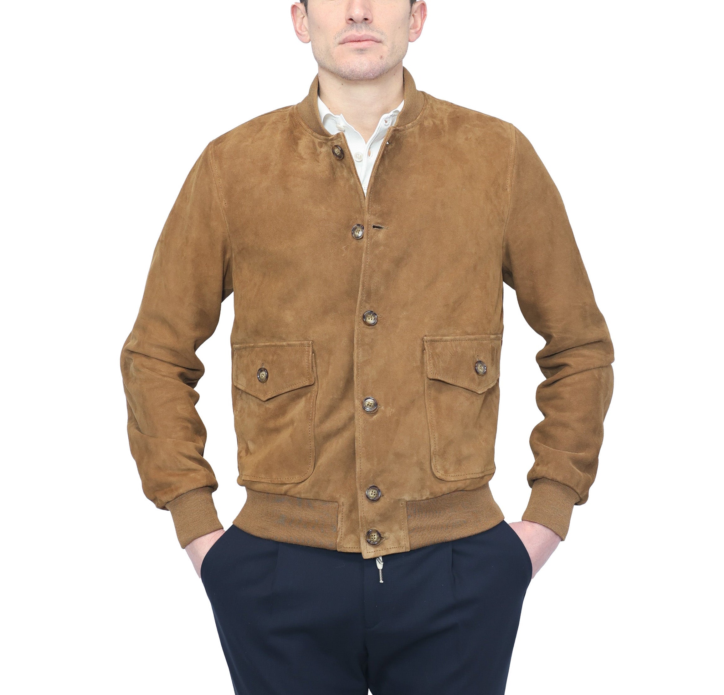 98PSCBC chaqueta bomber de cuero