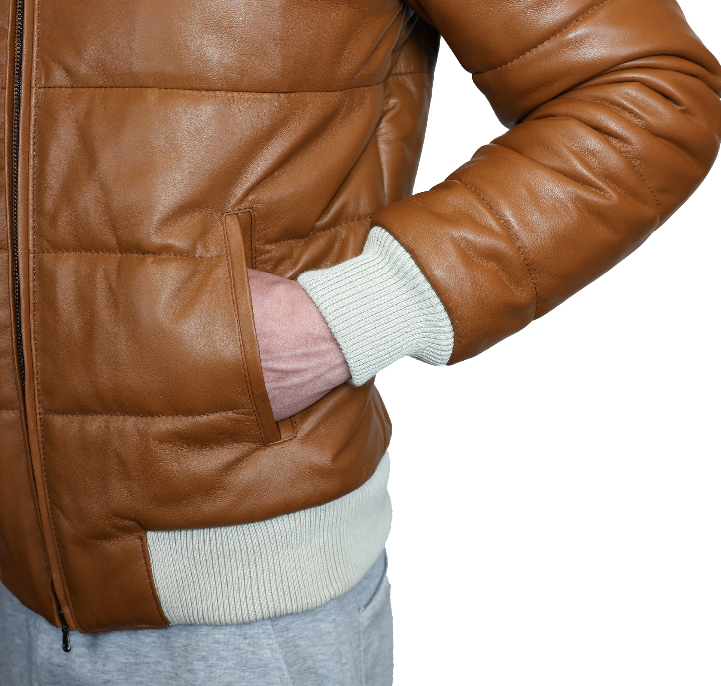 Piumino in pelle 89MLCAC