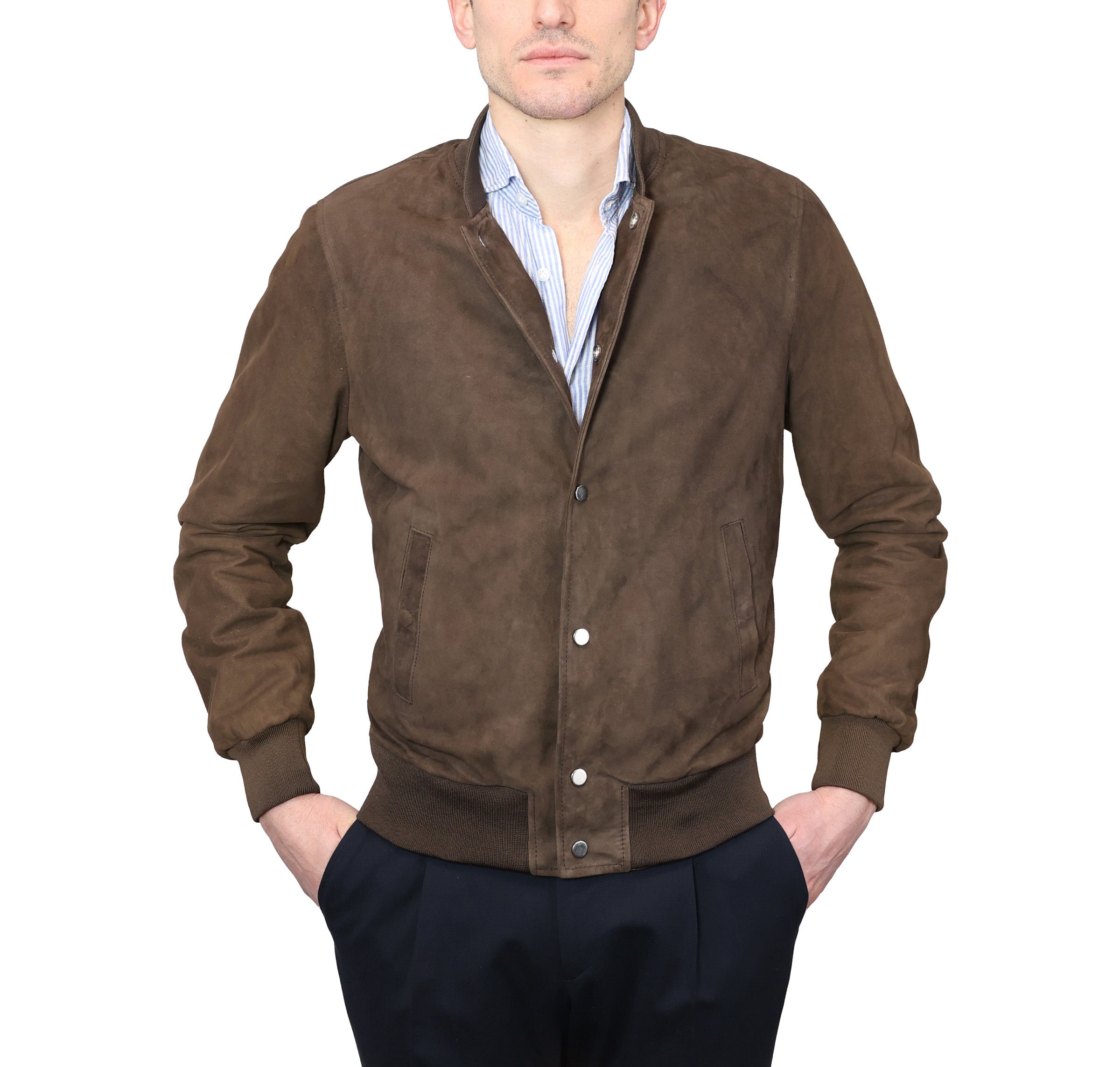 98PCBSC chaqueta bomber de cuero