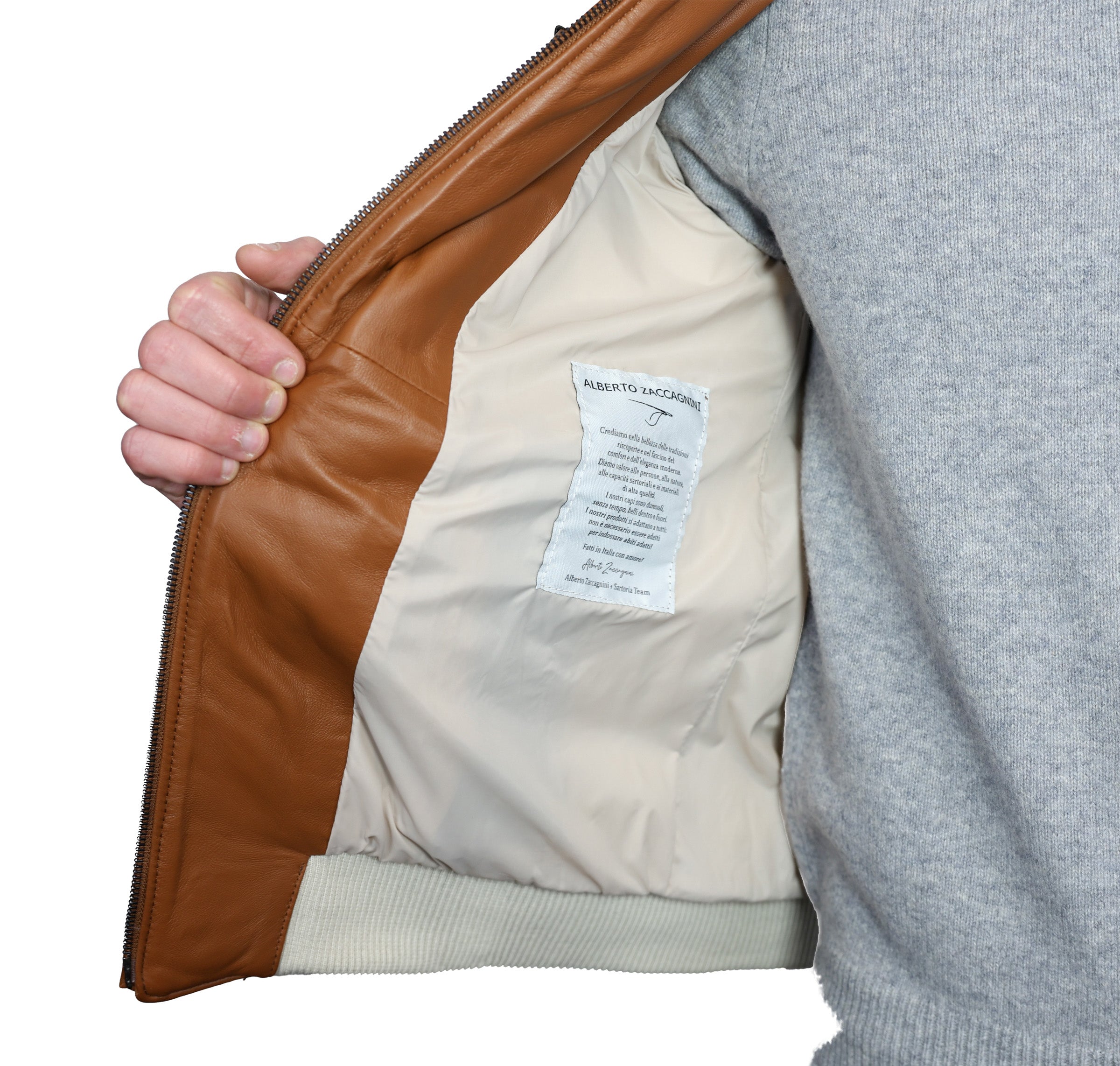 Piumino in pelle 89MLCAC