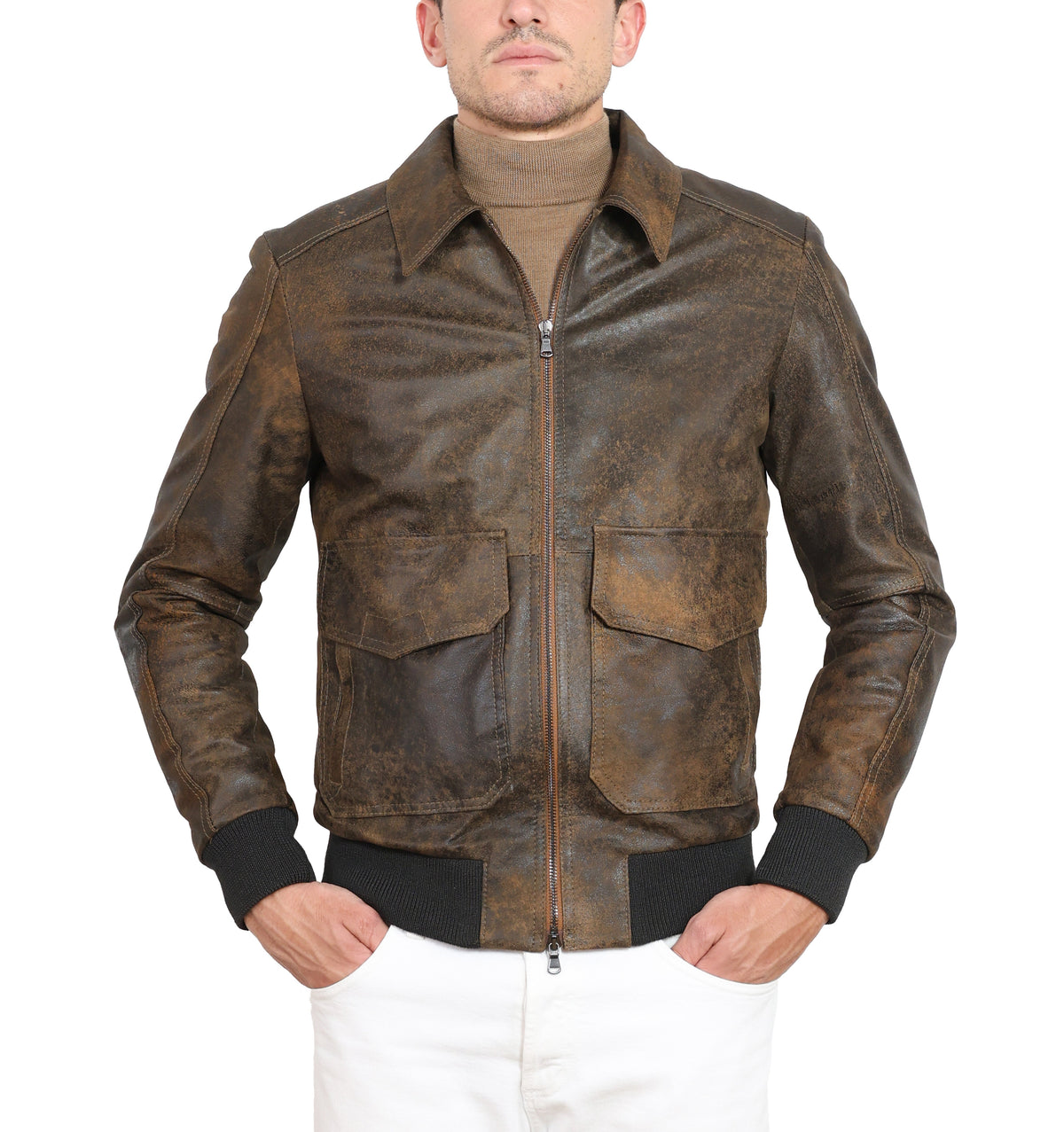 Veste en cuir 86LMACU