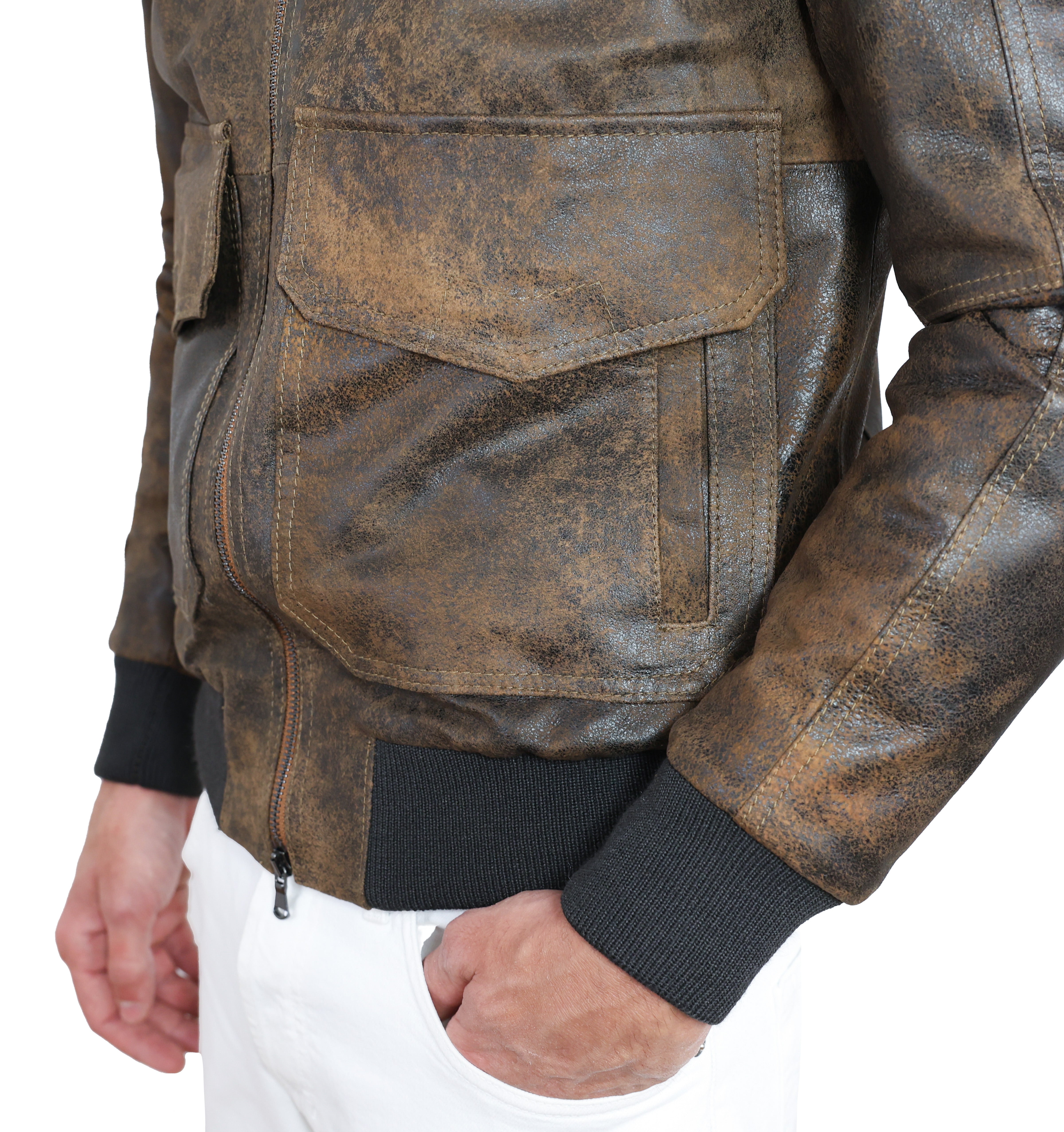 Lederjacke 86LMABR