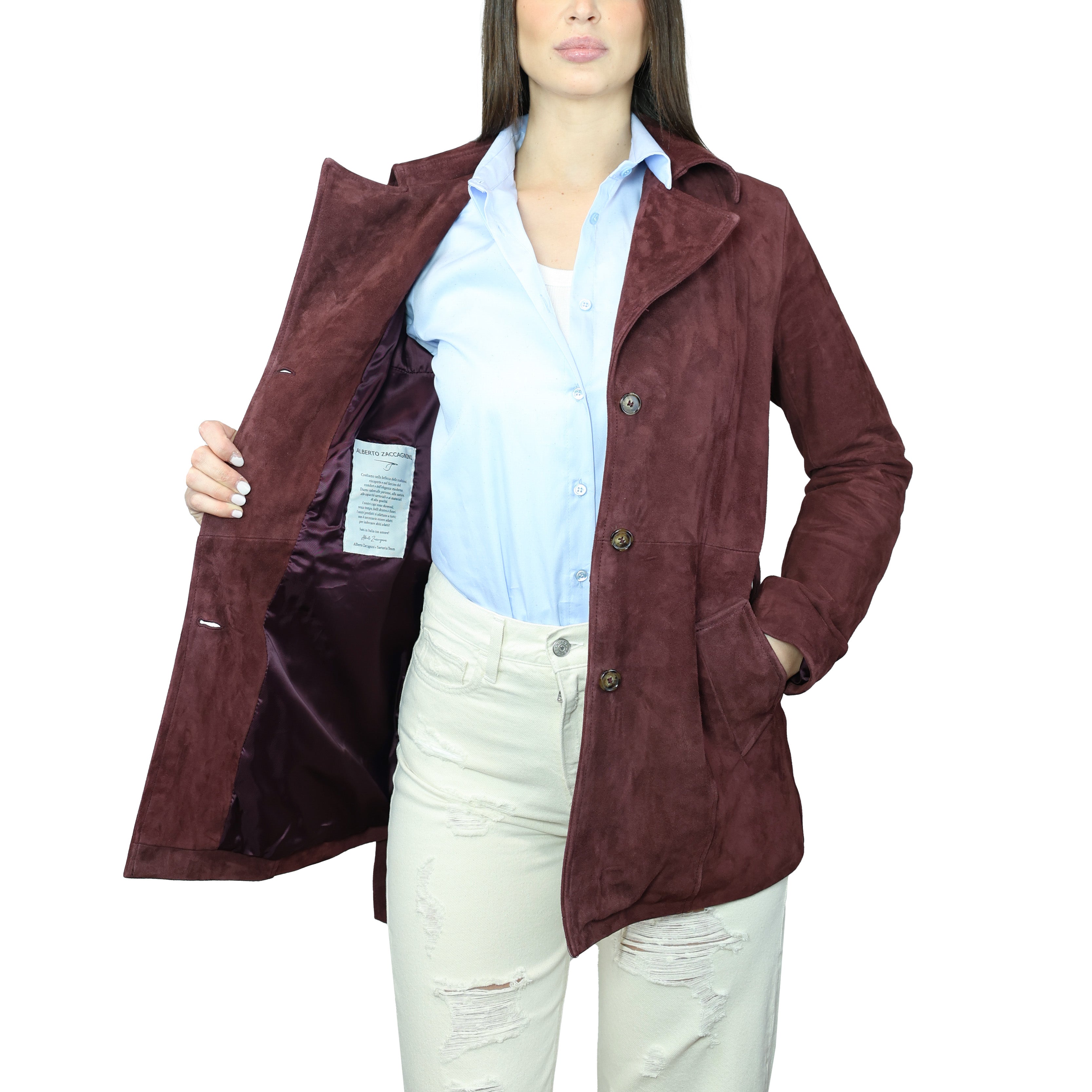 Trench in pelle TRHPSBX