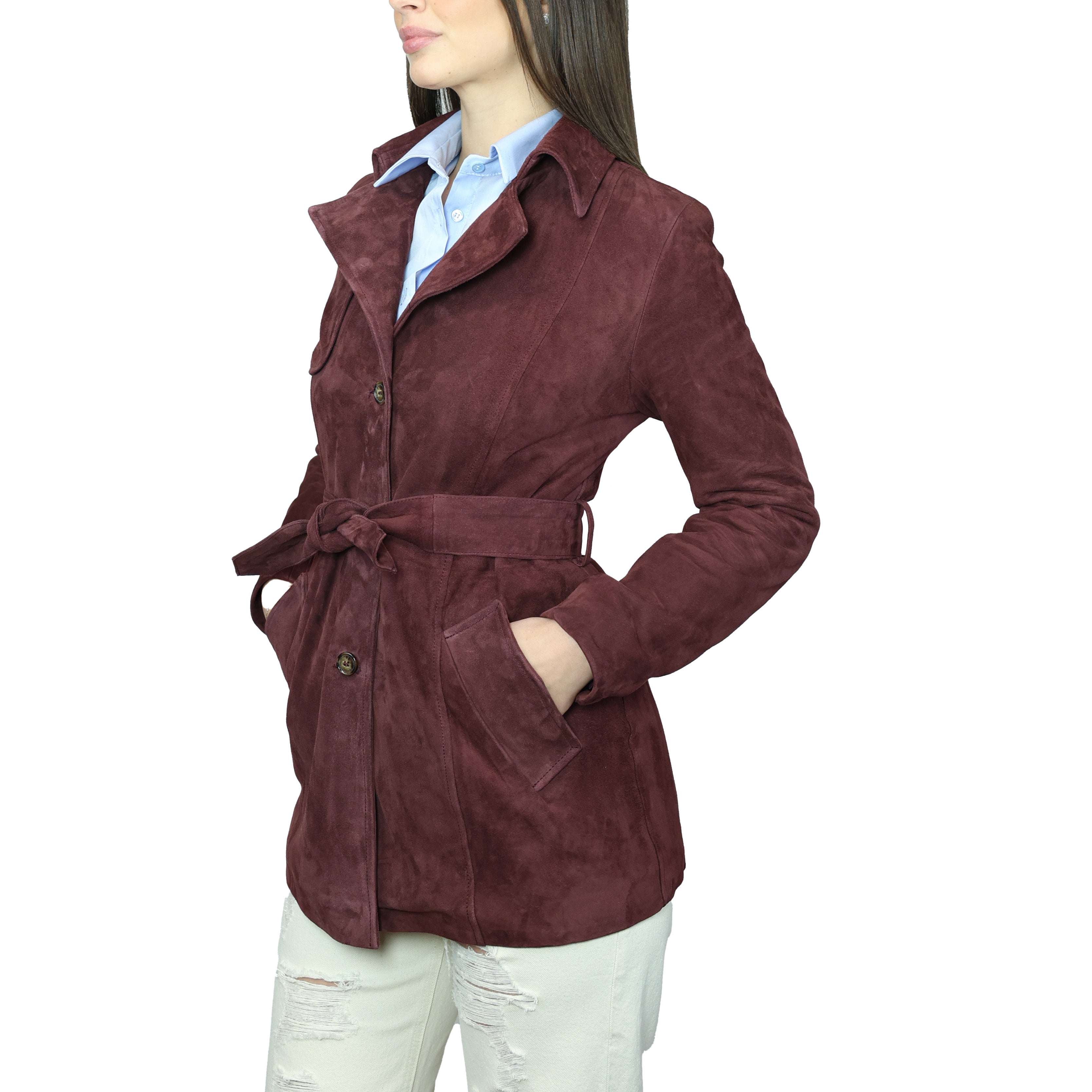 Trench in pelle TRHPSBX