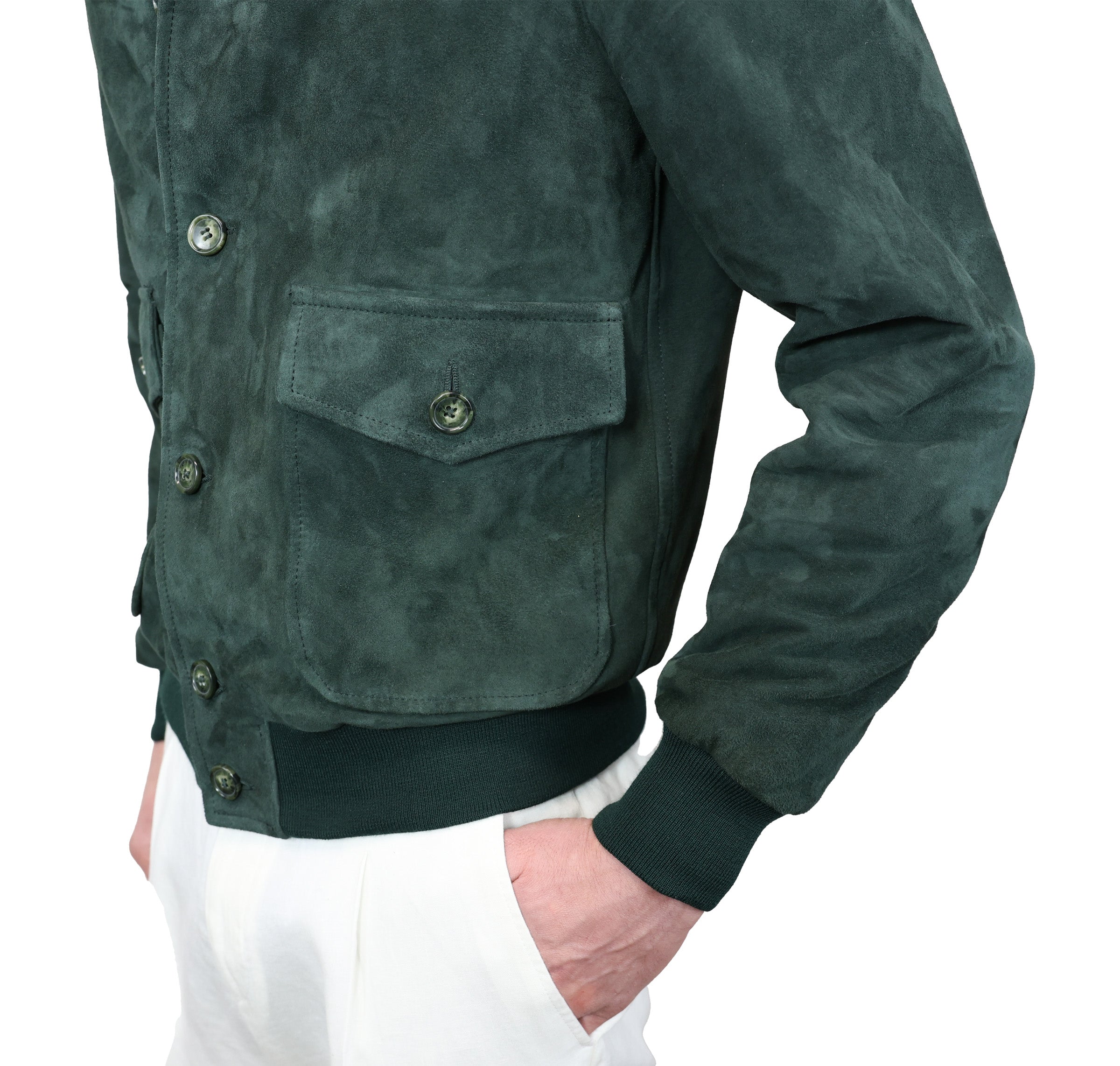 98PSUVP chaqueta bomber de cuero