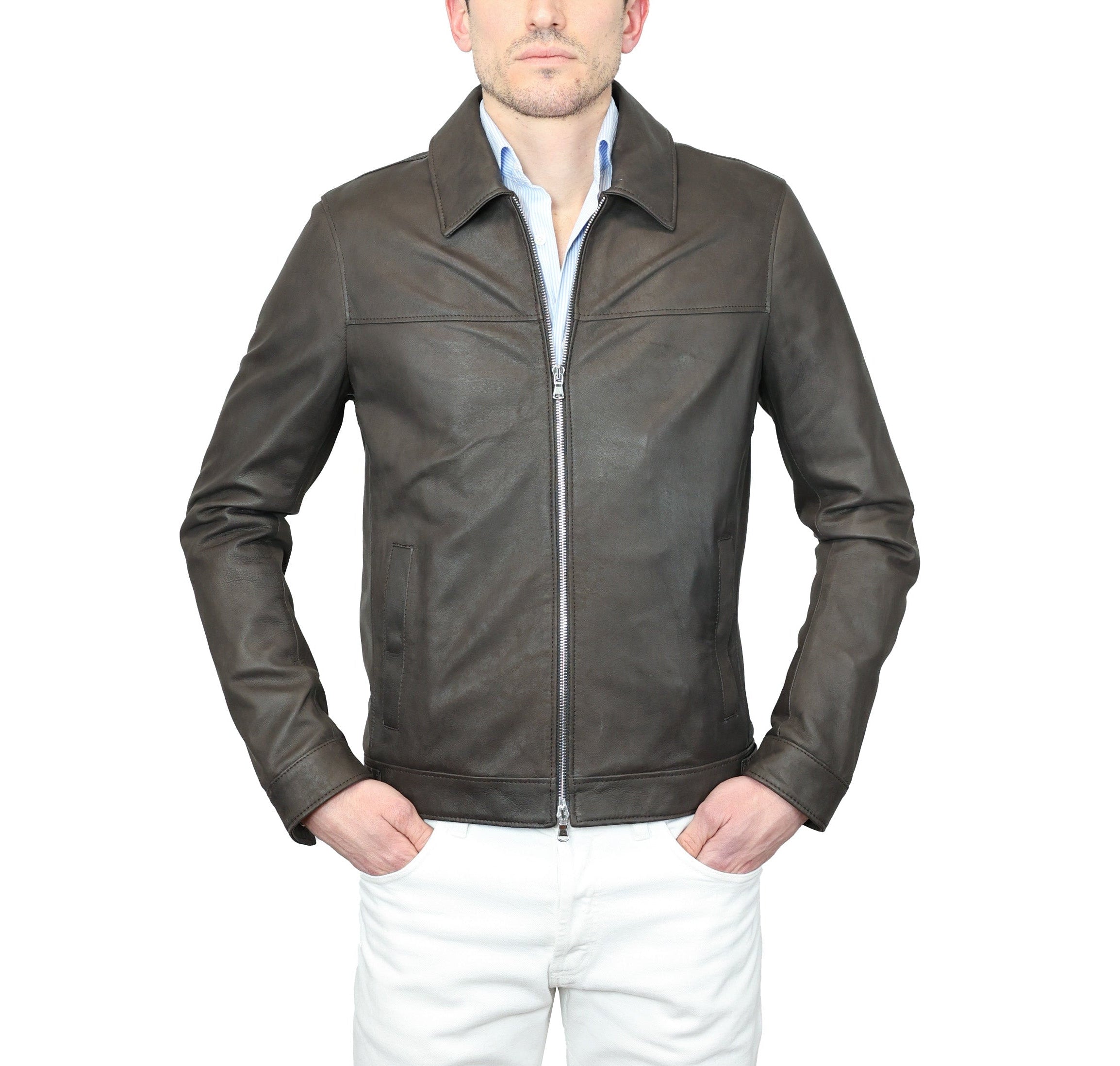 Biker in pelle 97CCVIB
