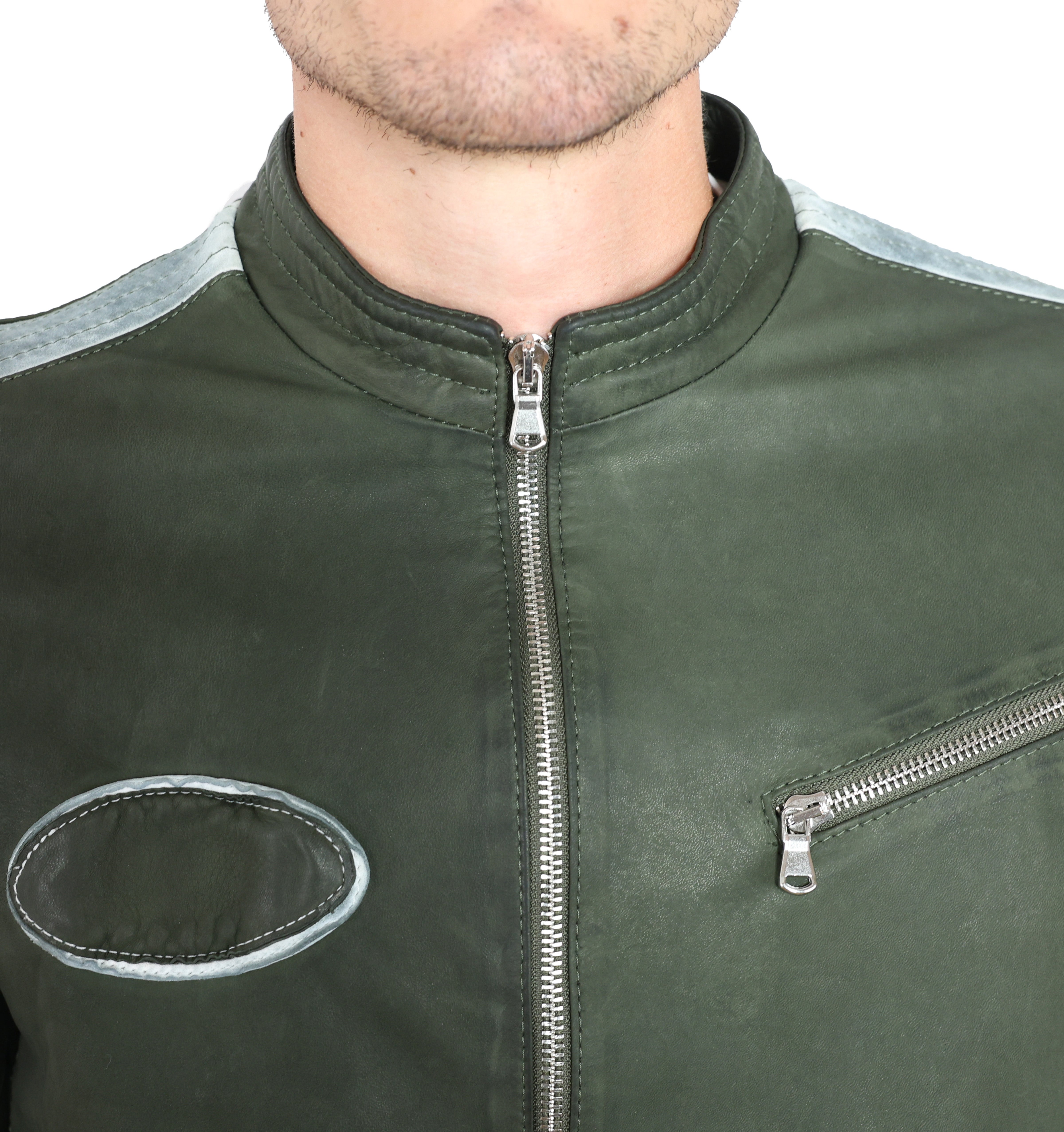 Biker in pelle 58WNAVE