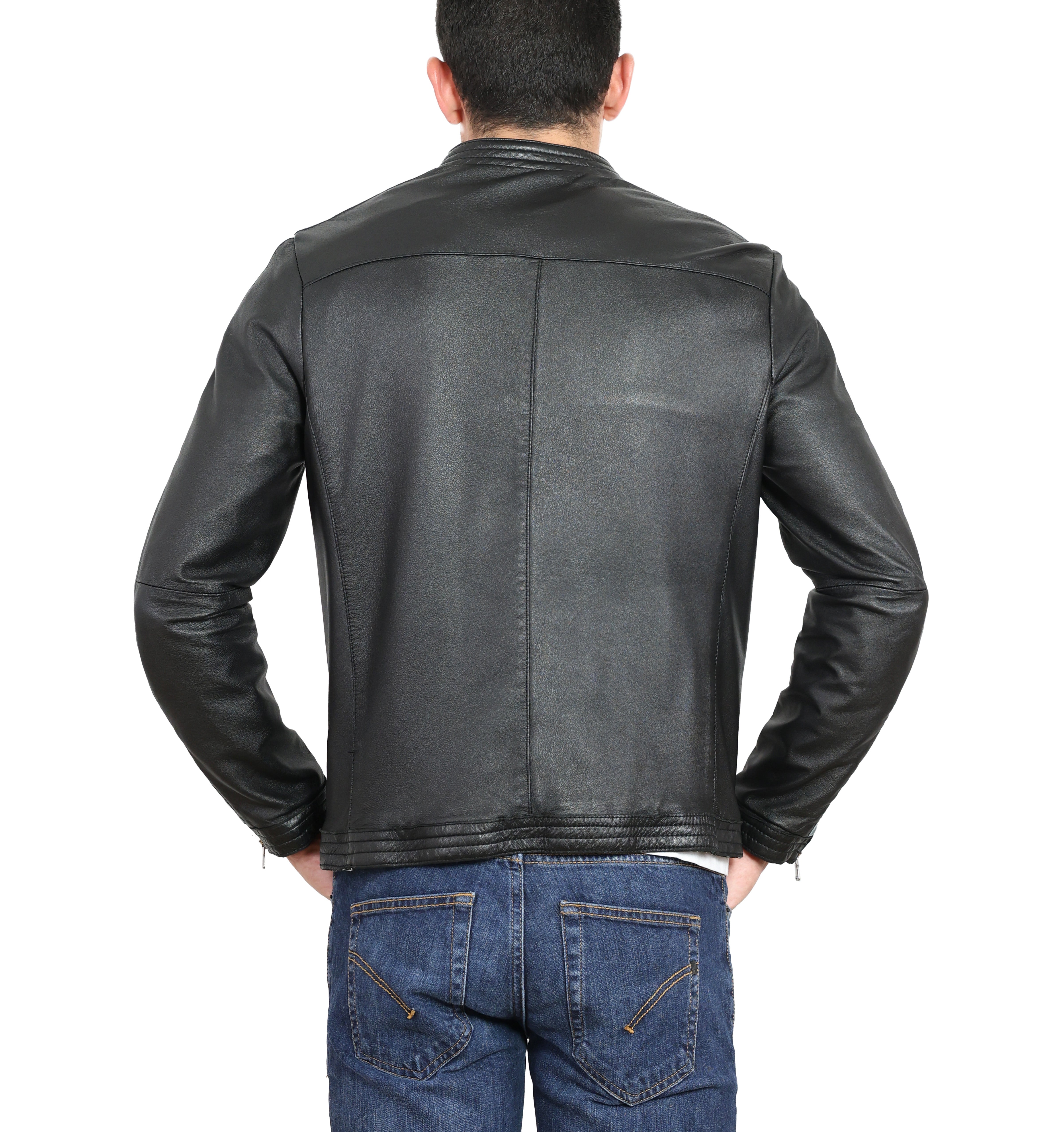 Biker in pelle 58WNANE