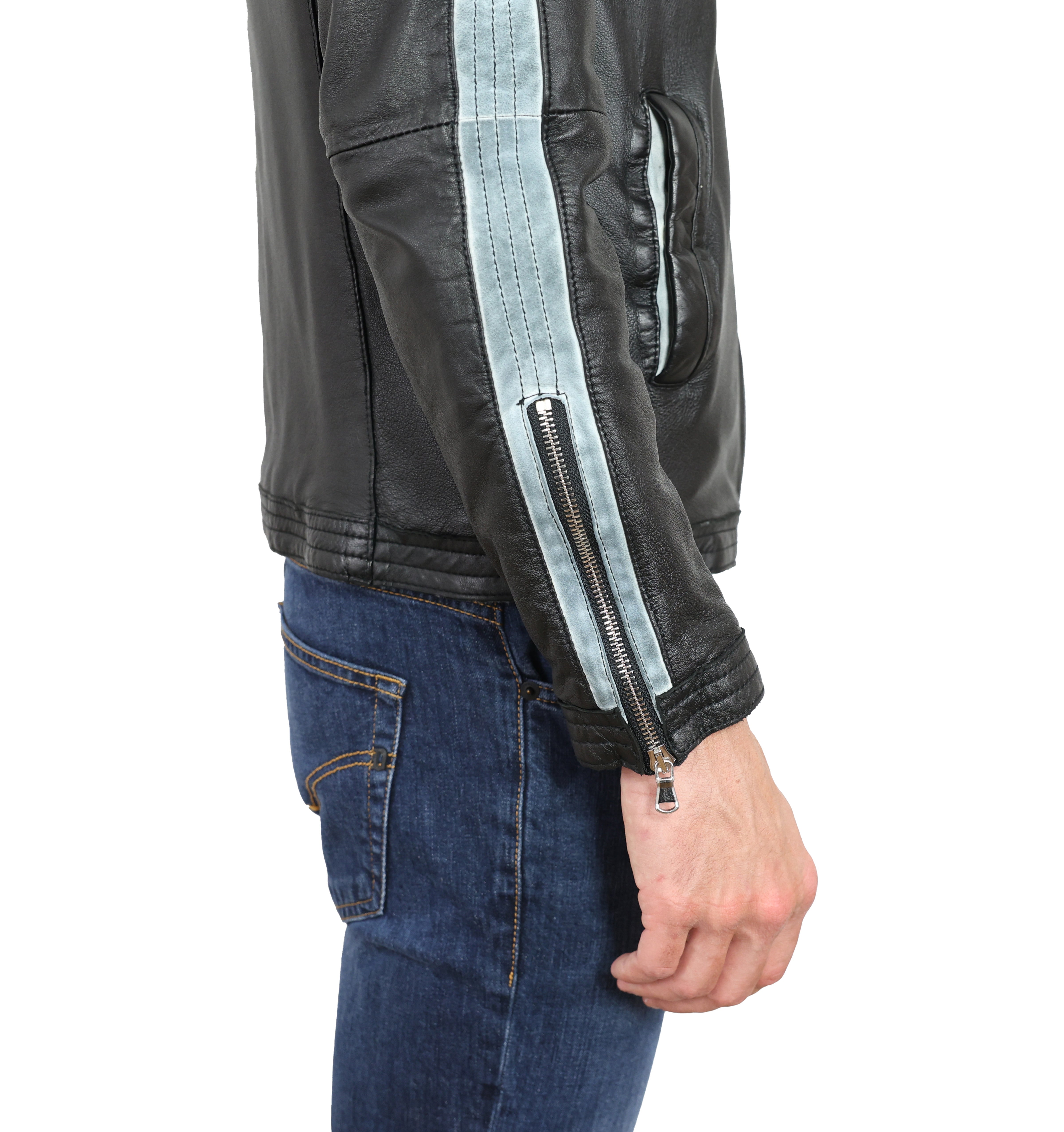 Biker in pelle 58WNANE